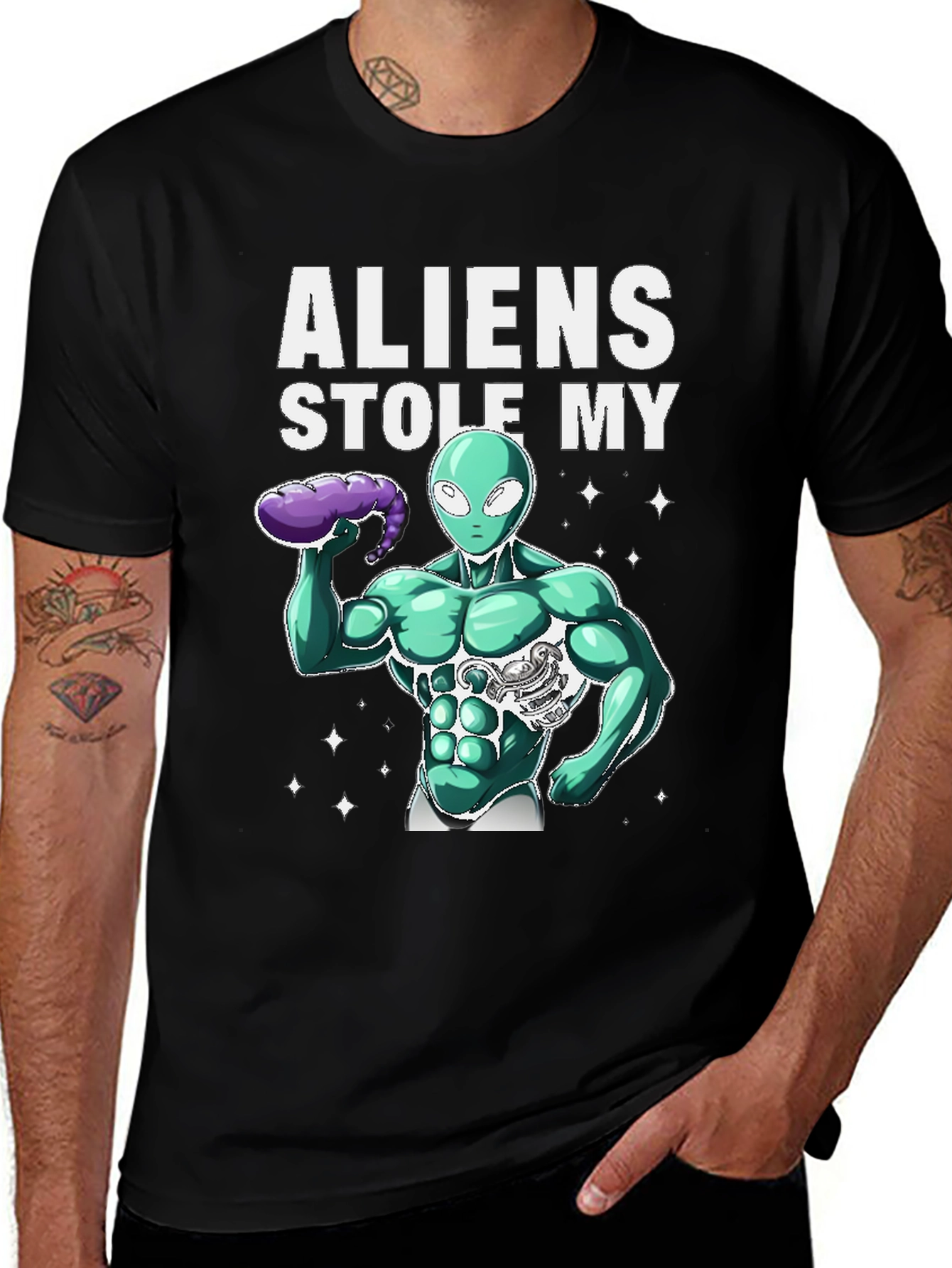 Aliens Stole My Six-Pack T-Shirt