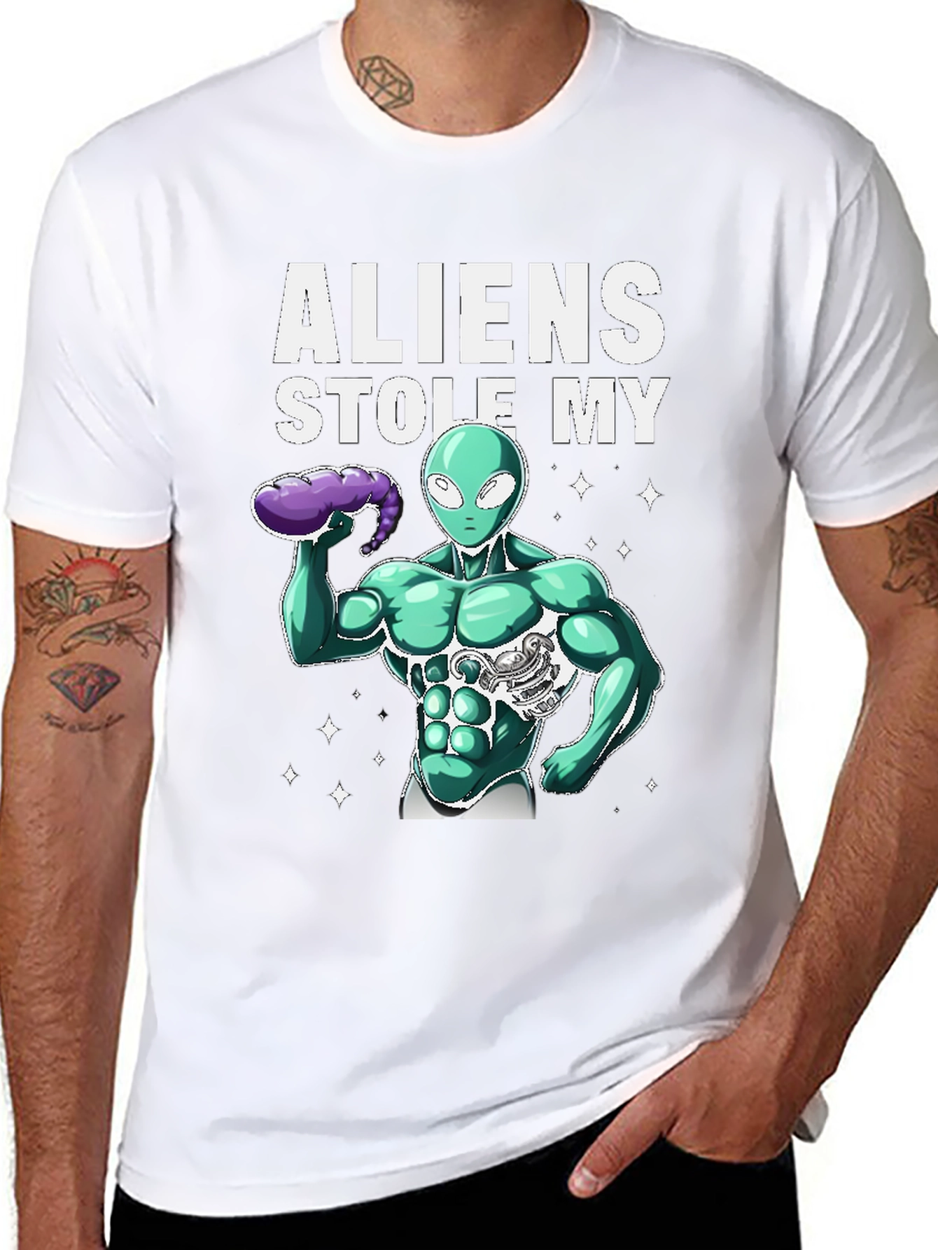 Aliens Stole My Six-Pack T-Shirt