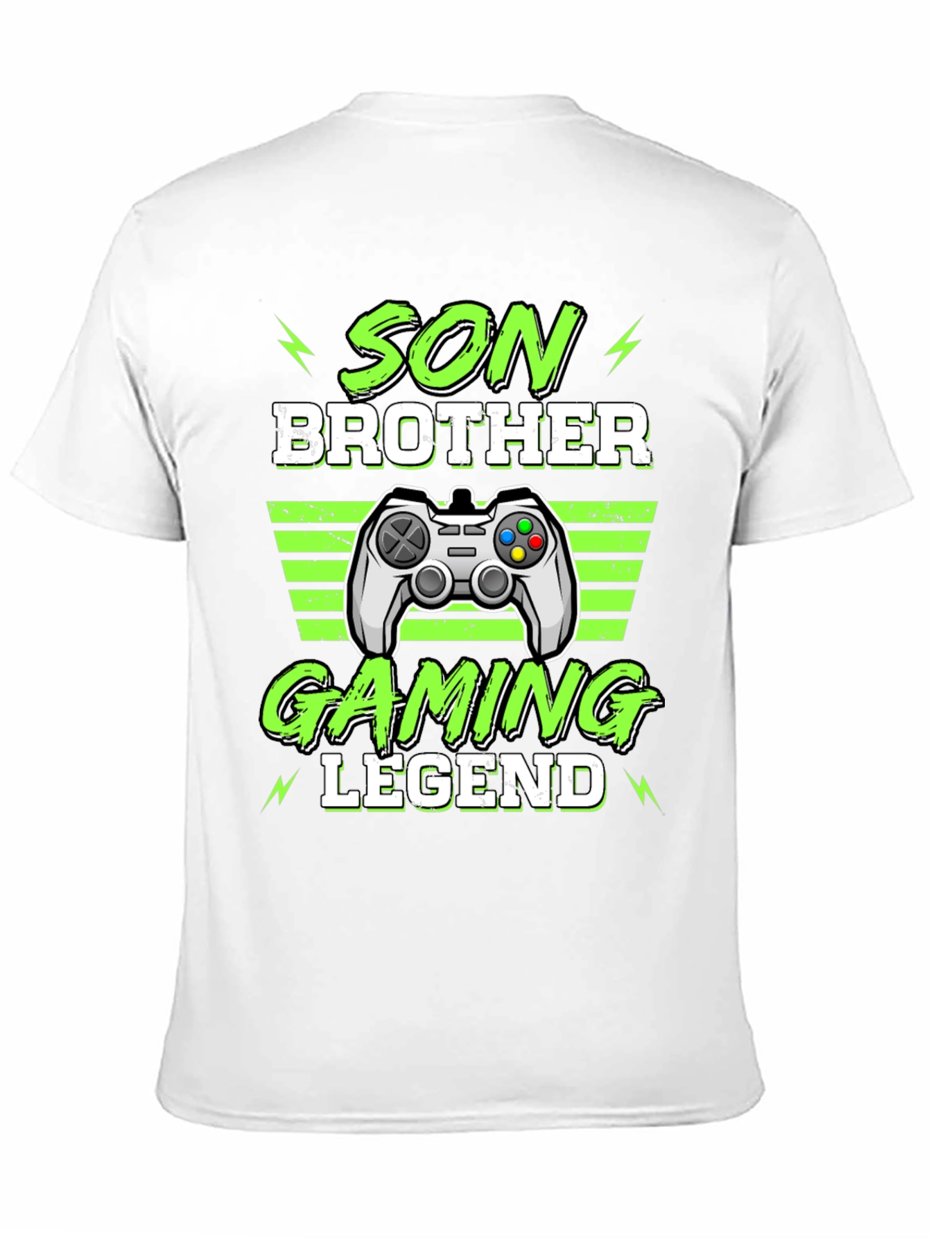Son Brother Gaming Legend Black T-Shirt