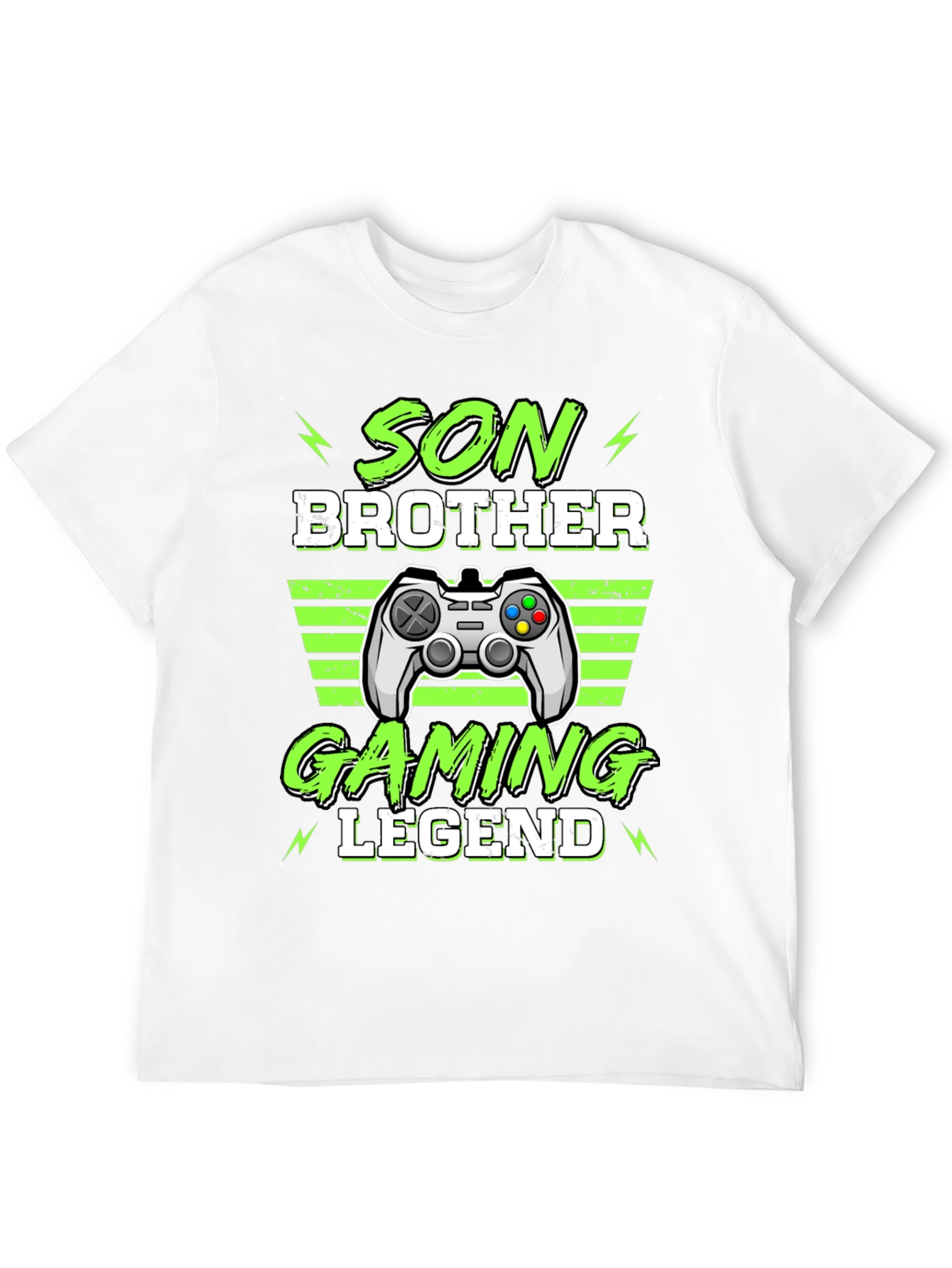 Son Brother Gaming Legend Black T-Shirt