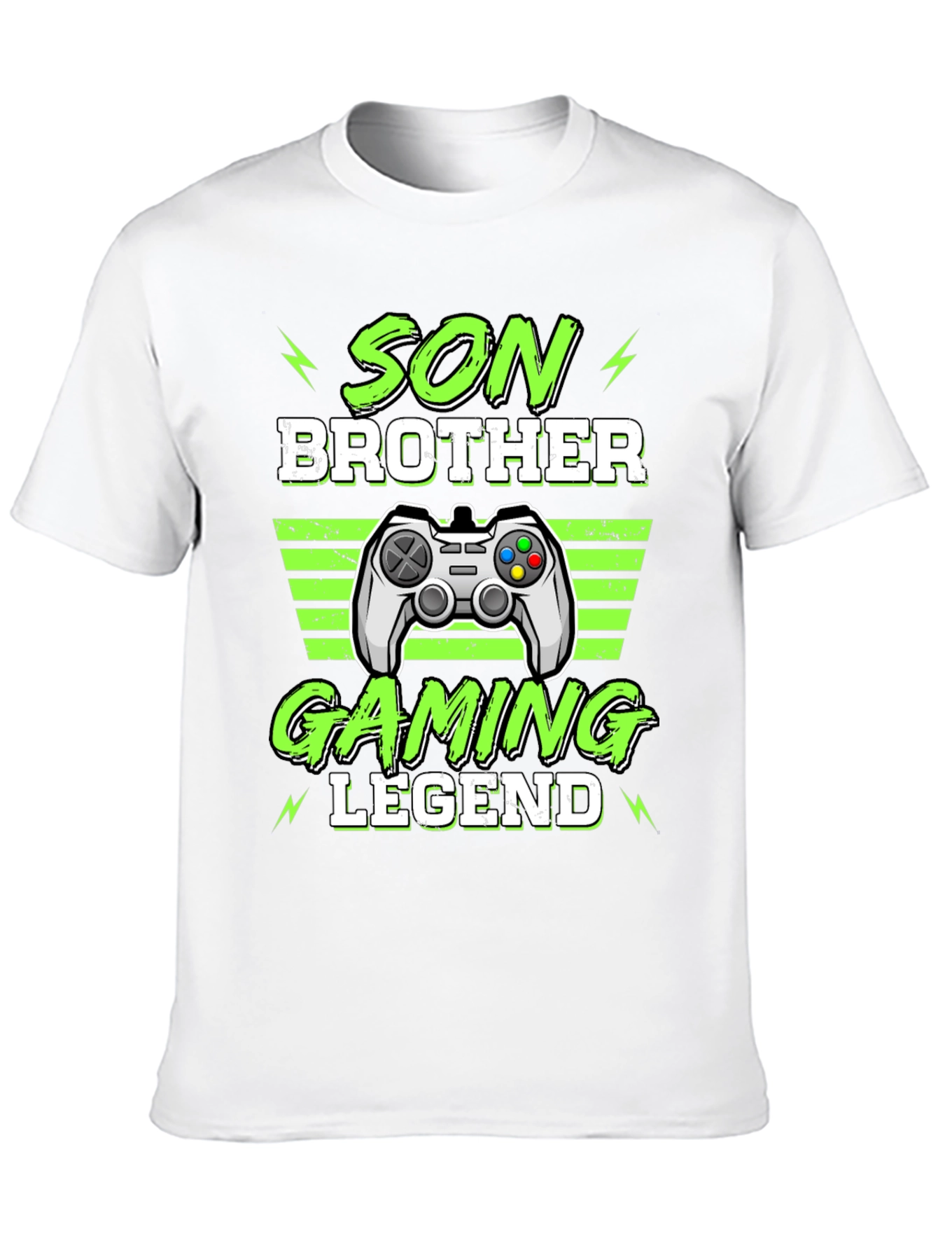 Son Brother Gaming Legend Black T-Shirt