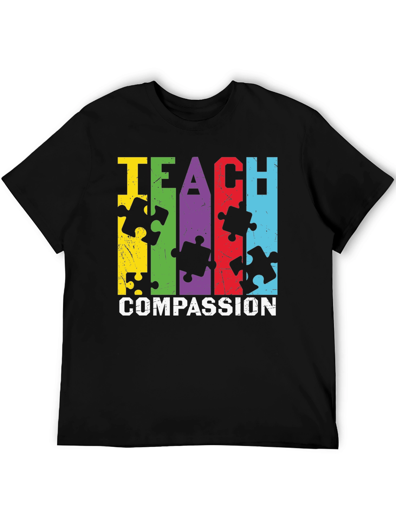 Teach Compassion Autism Awareness T-Shirt