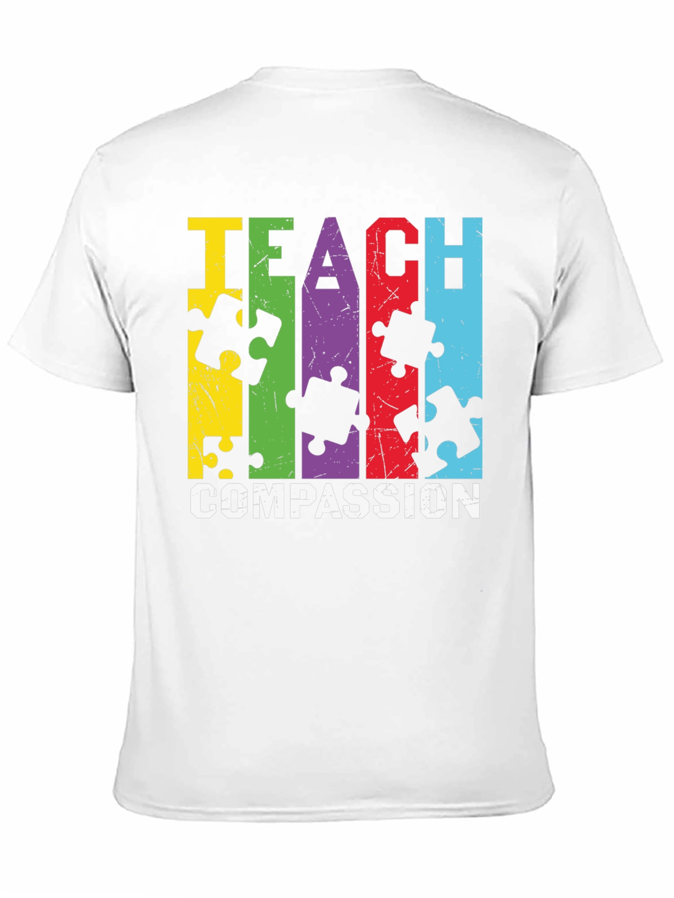 Teach Compassion Autism Awareness T-Shirt