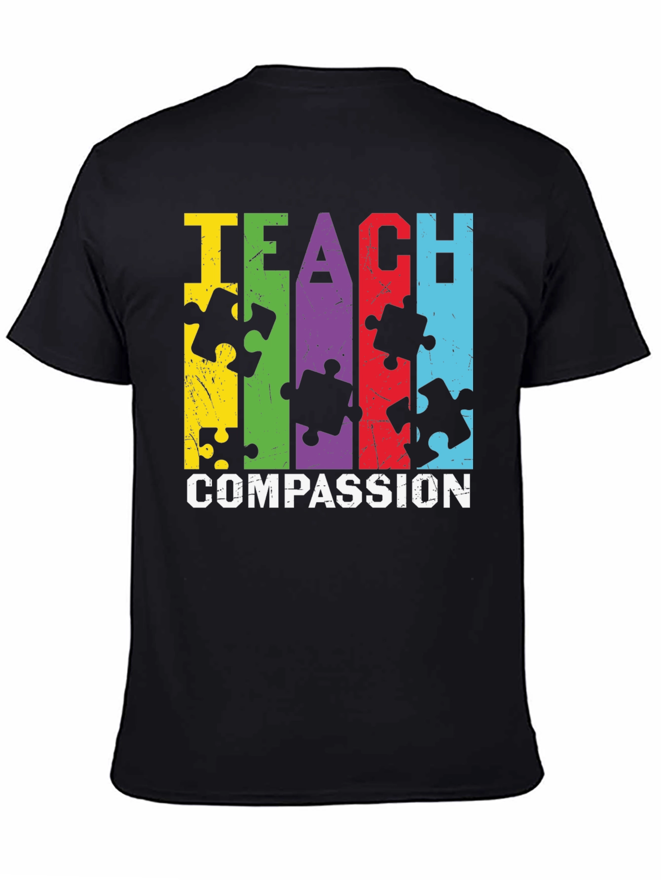 Teach Compassion Autism Awareness T-Shirt