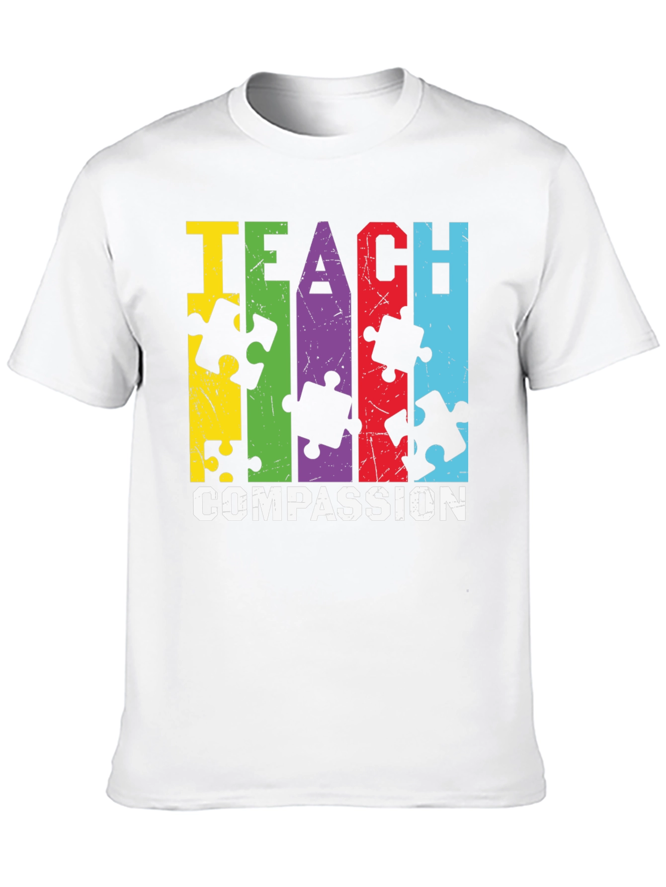 Teach Compassion Autism Awareness T-Shirt