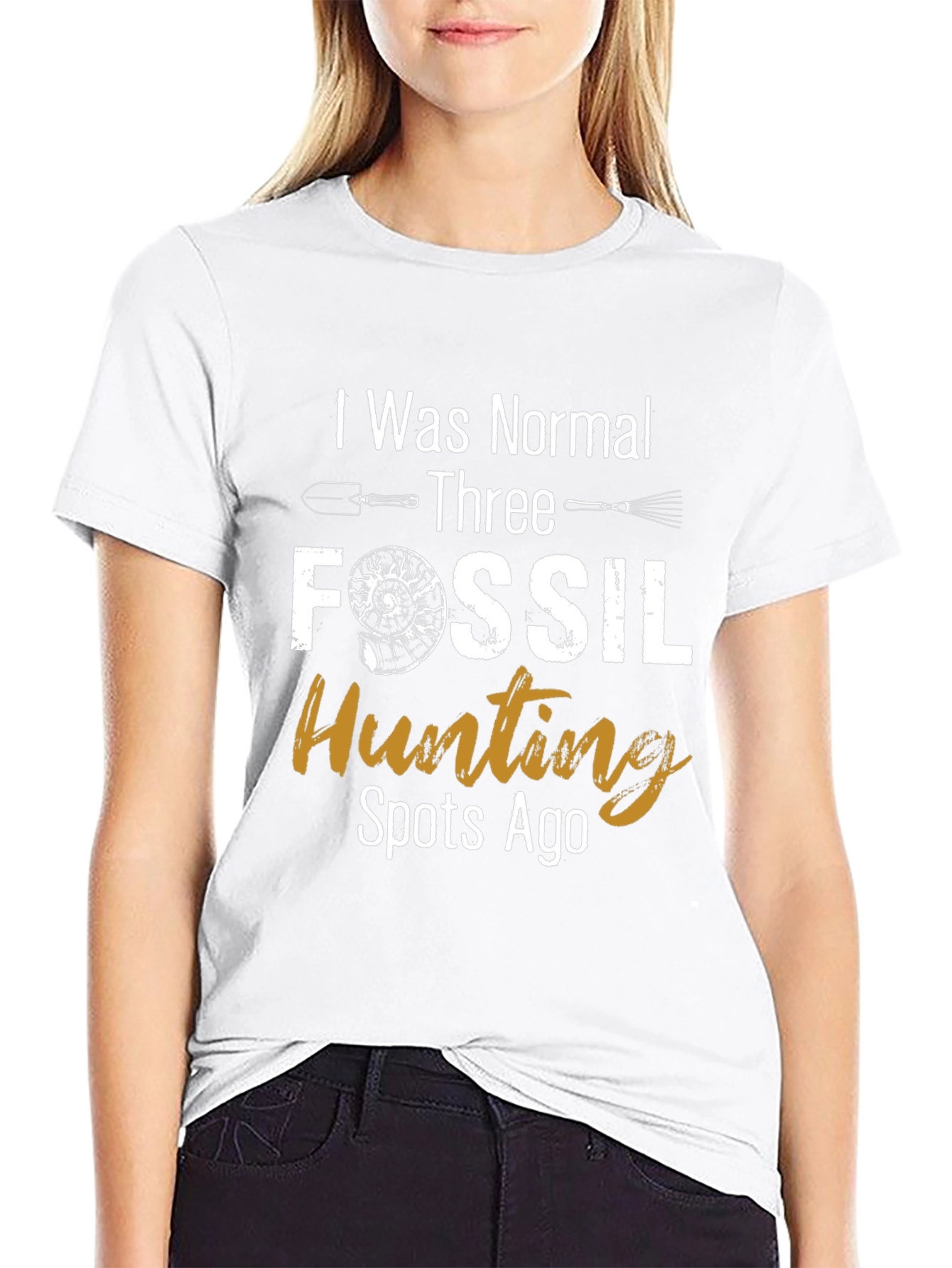 Fossil Hunting T-Shirt - Normal Three Spots Ago