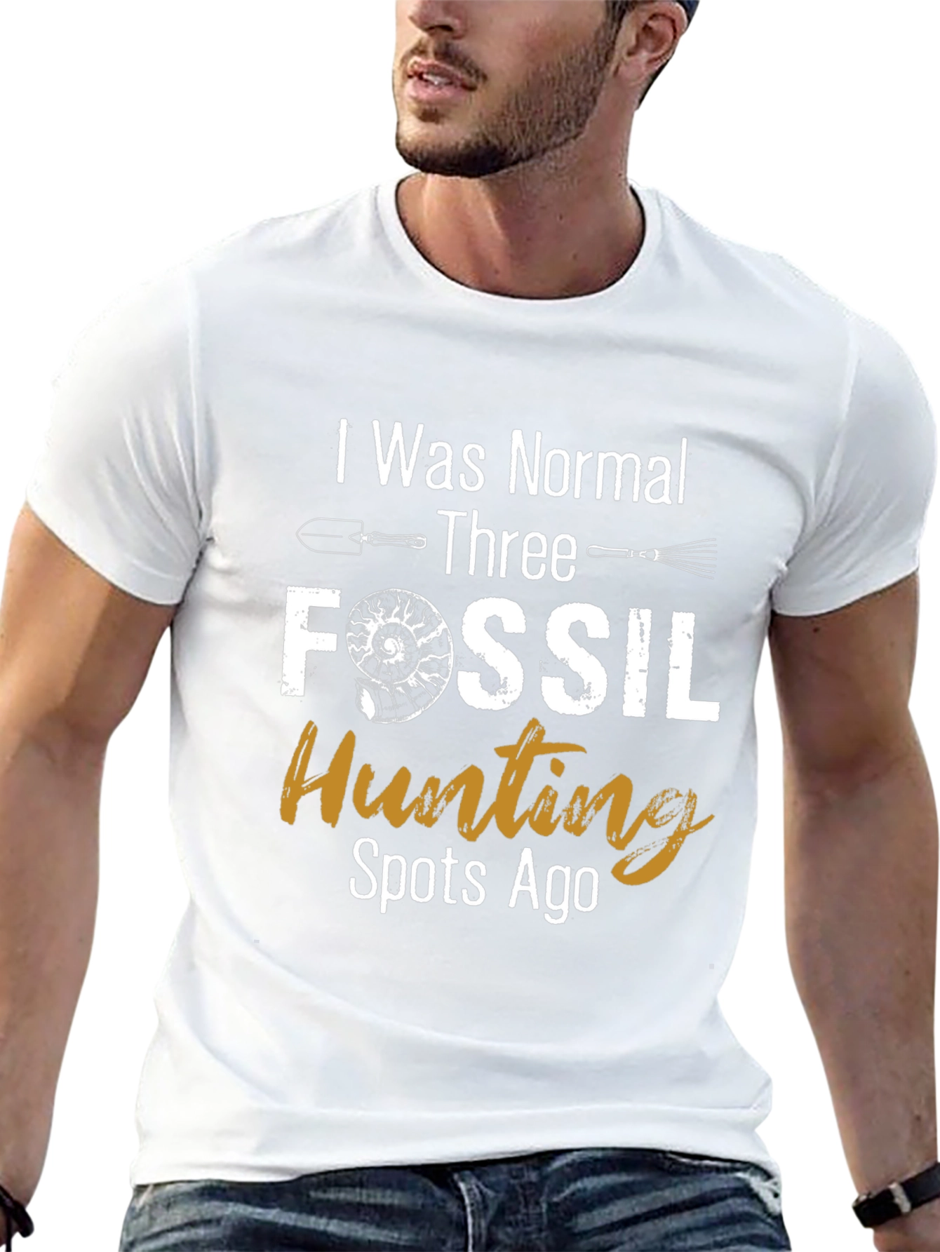 Fossil Hunting T-Shirt - Normal Three Spots Ago
