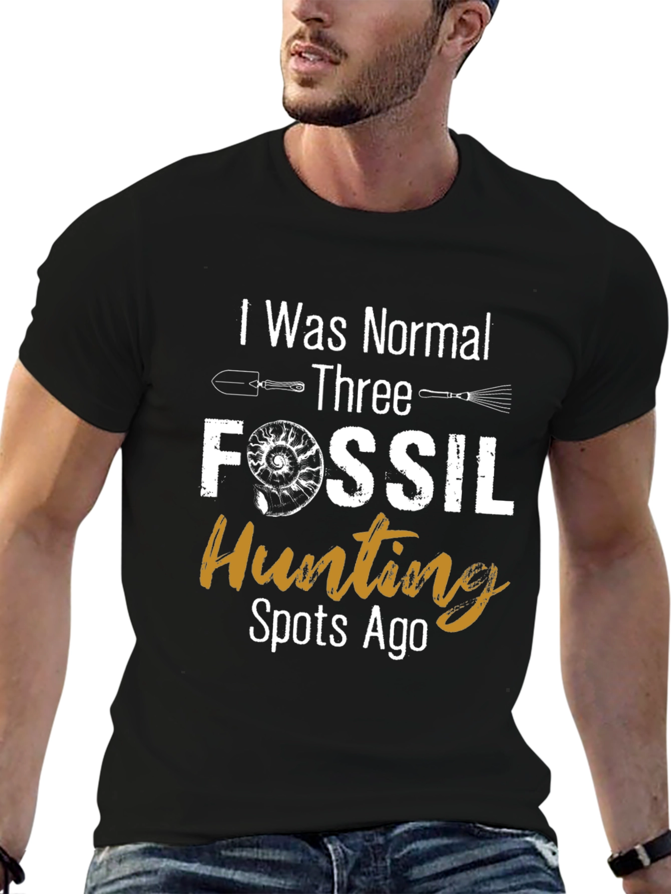 Fossil Hunting T-Shirt - Normal Three Spots Ago
