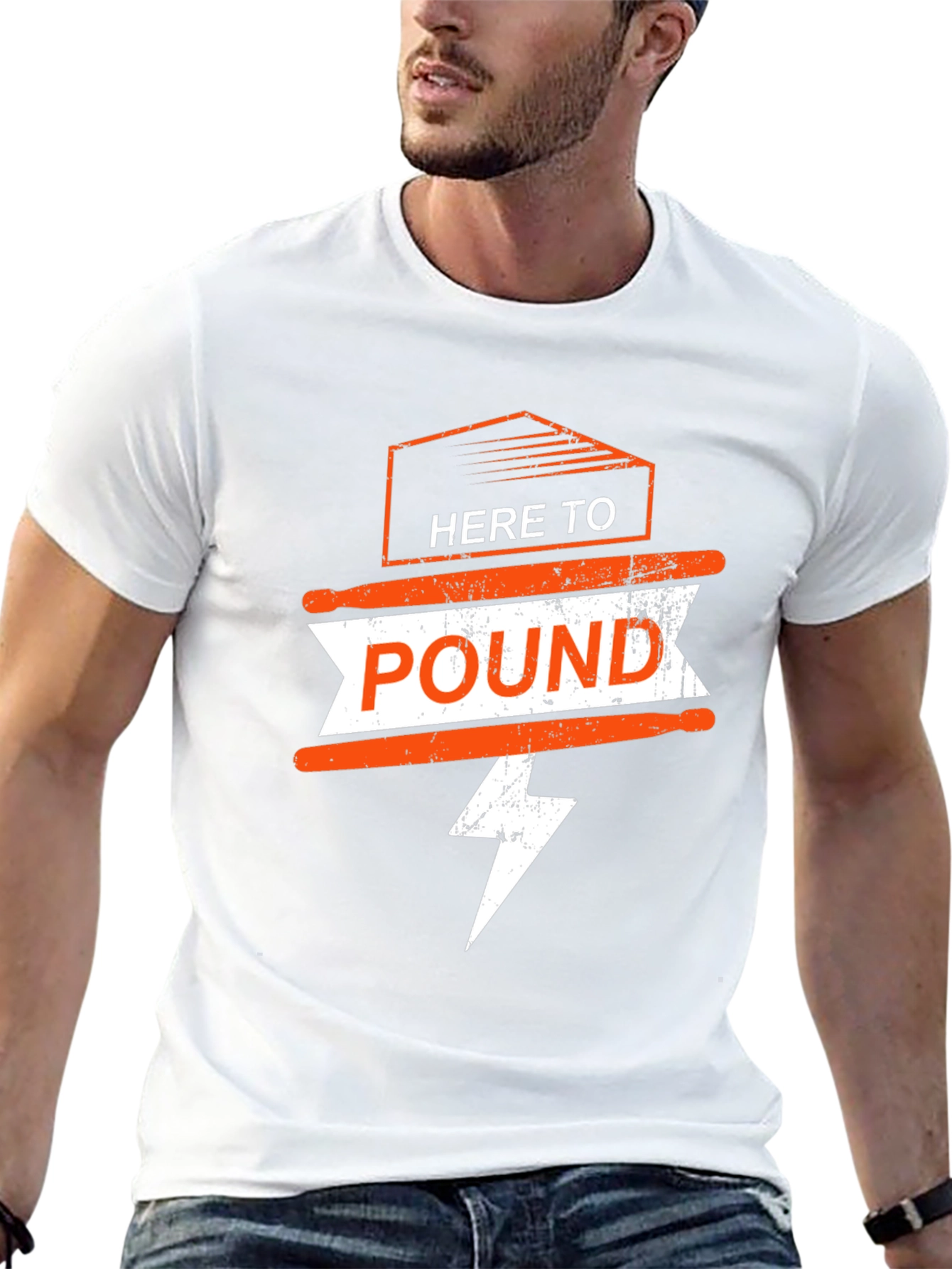 Here To Pound T-Shirt - Black