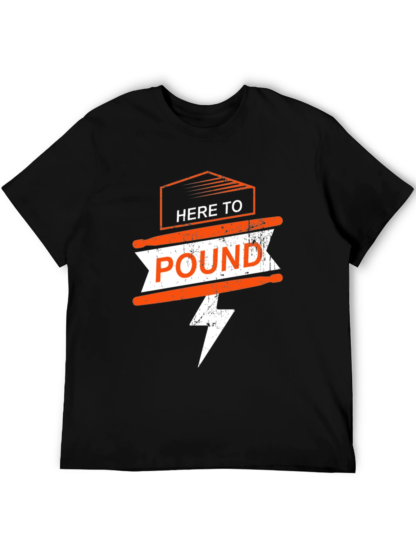 Here To Pound T-Shirt - Black