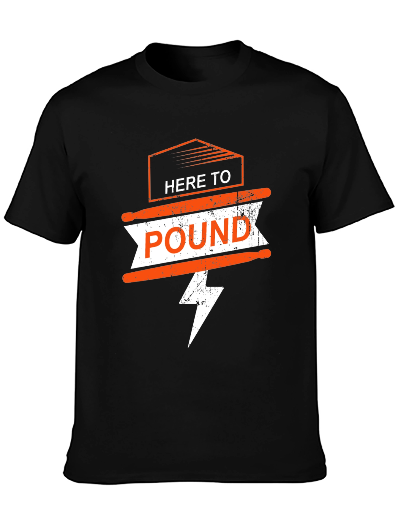 Here To Pound T-Shirt - Black