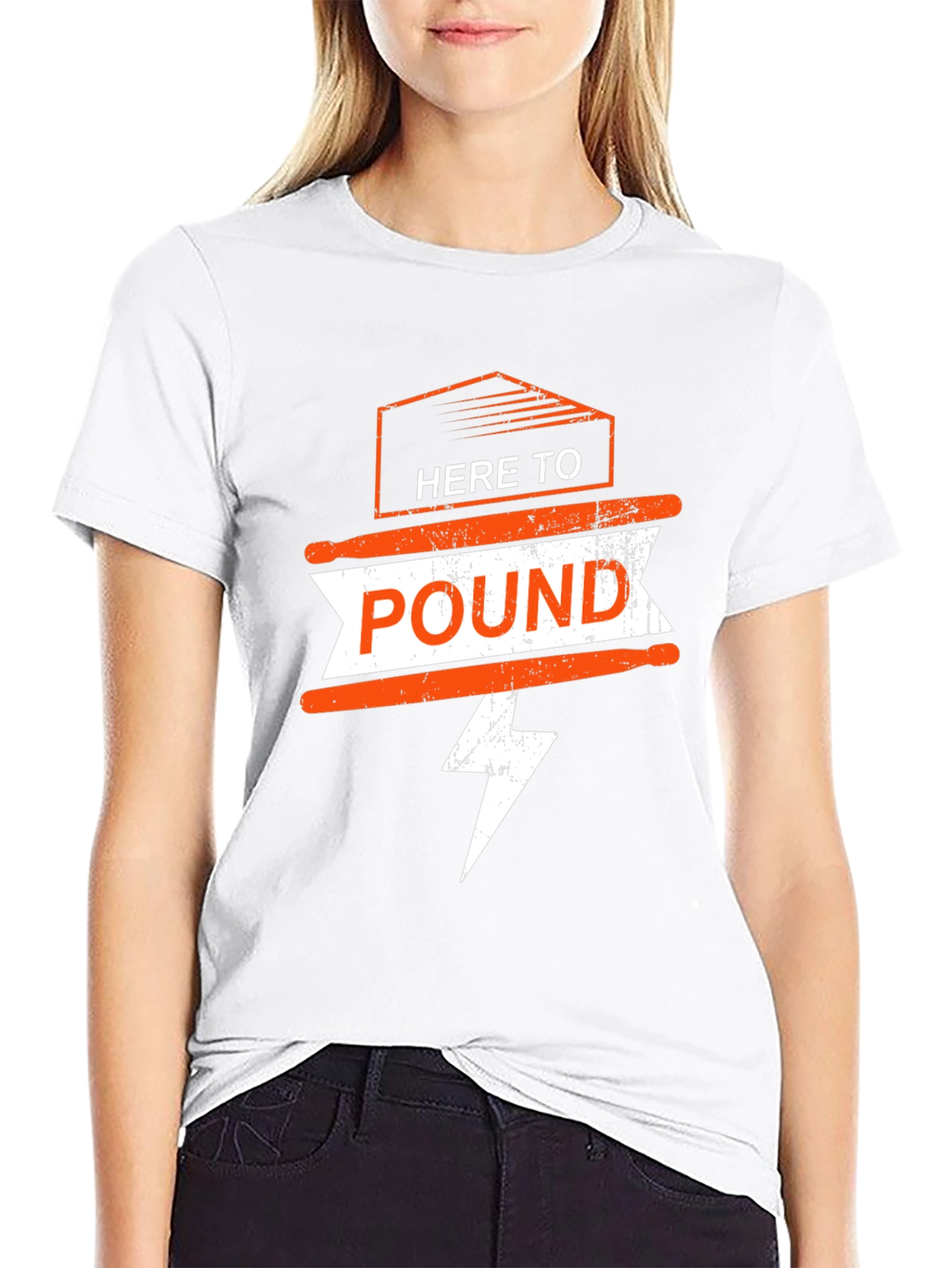 Here To Pound T-Shirt - Black