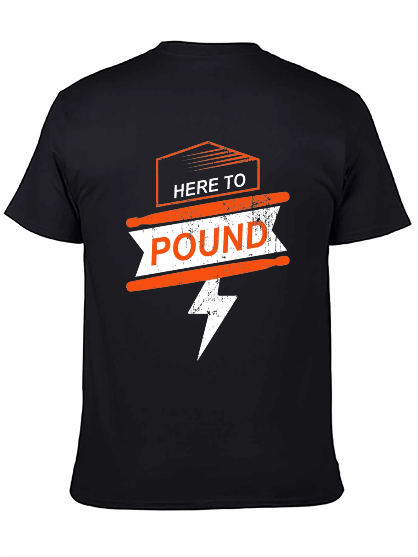 Here To Pound T-Shirt - Black