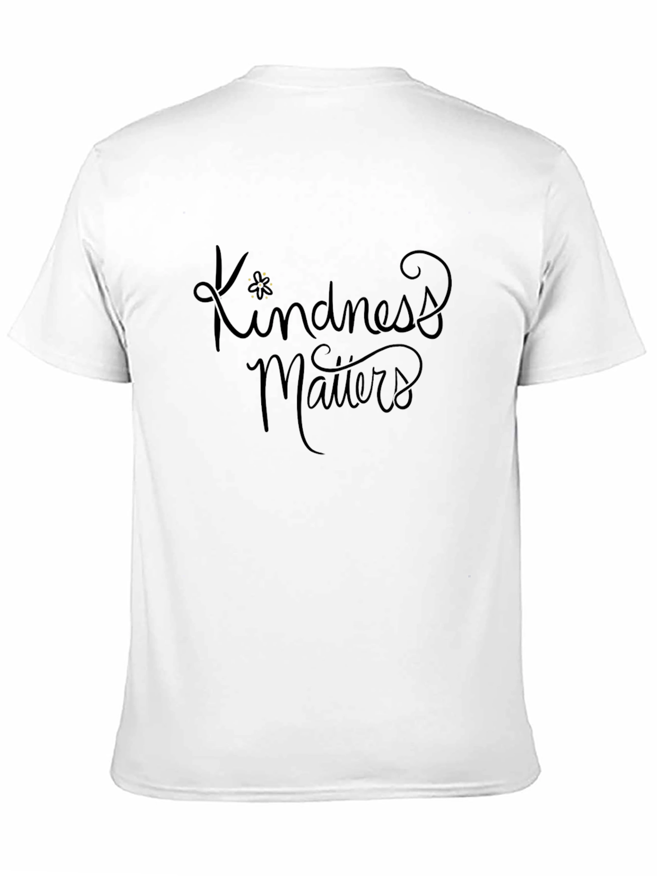 Kindness Matters Black Graphic T-Shirt