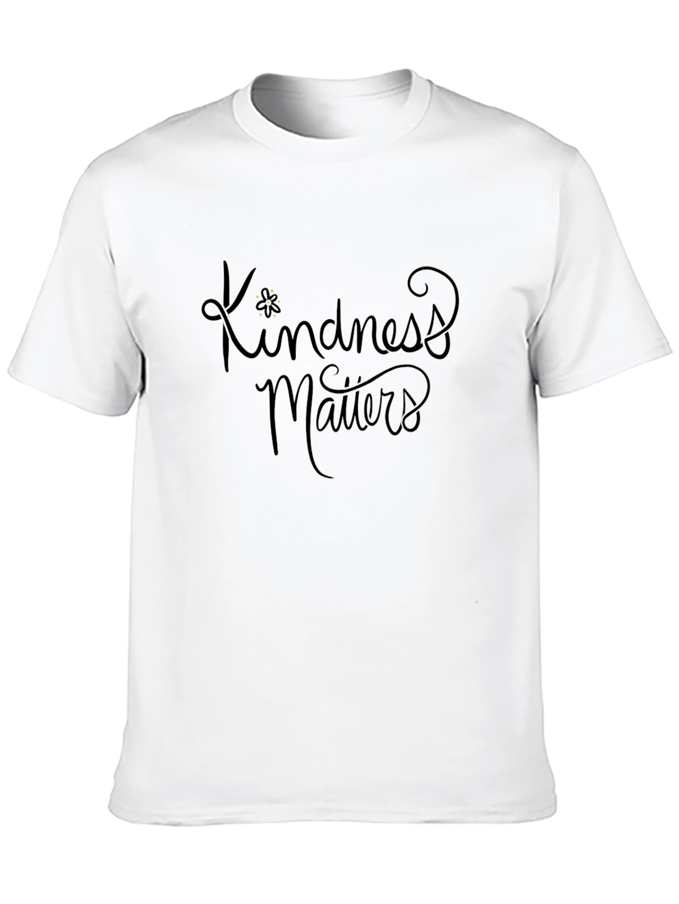 Kindness Matters Black Graphic T-Shirt