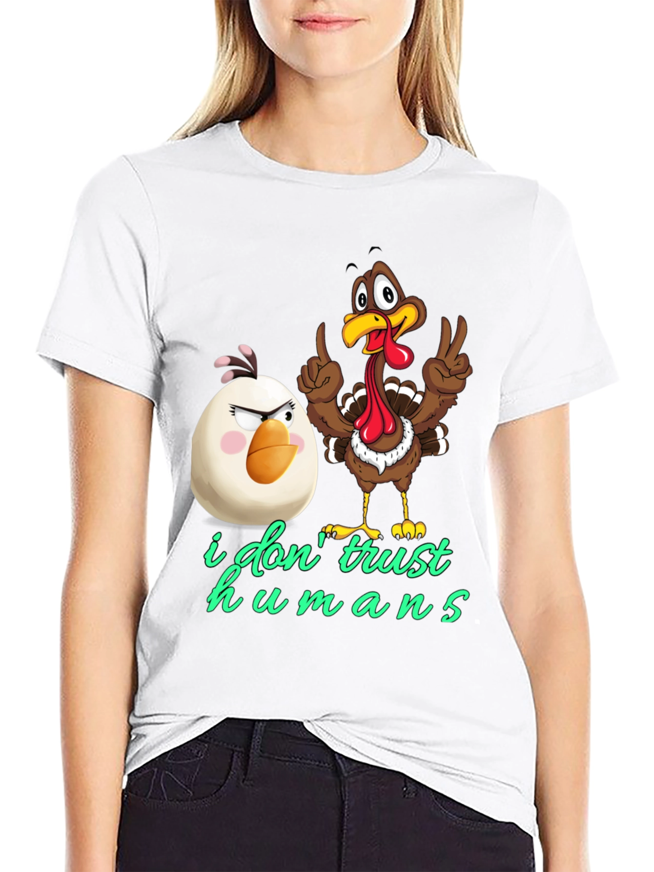 I Dont Trust Humans Graphic Tee
