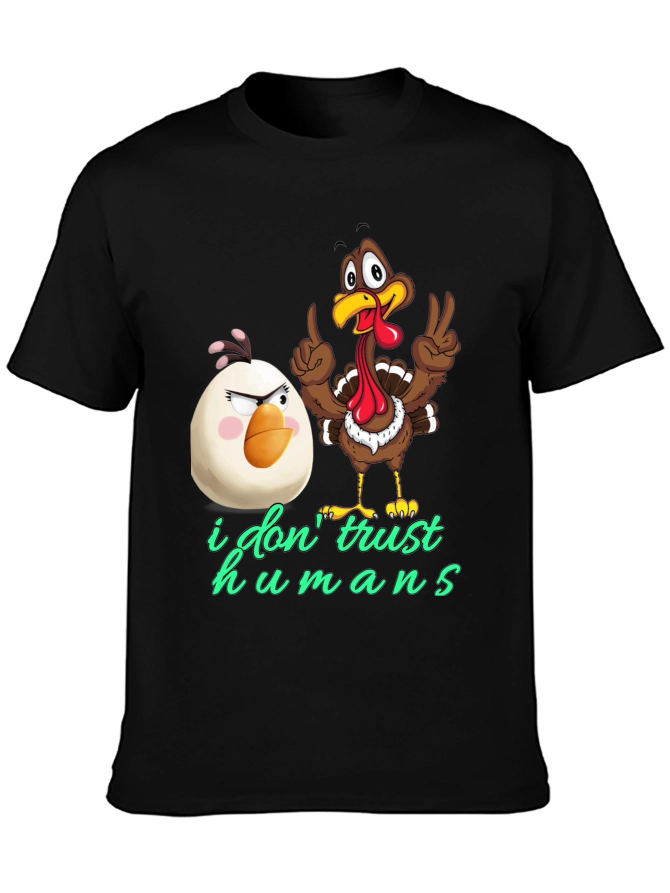 I Dont Trust Humans Graphic Tee