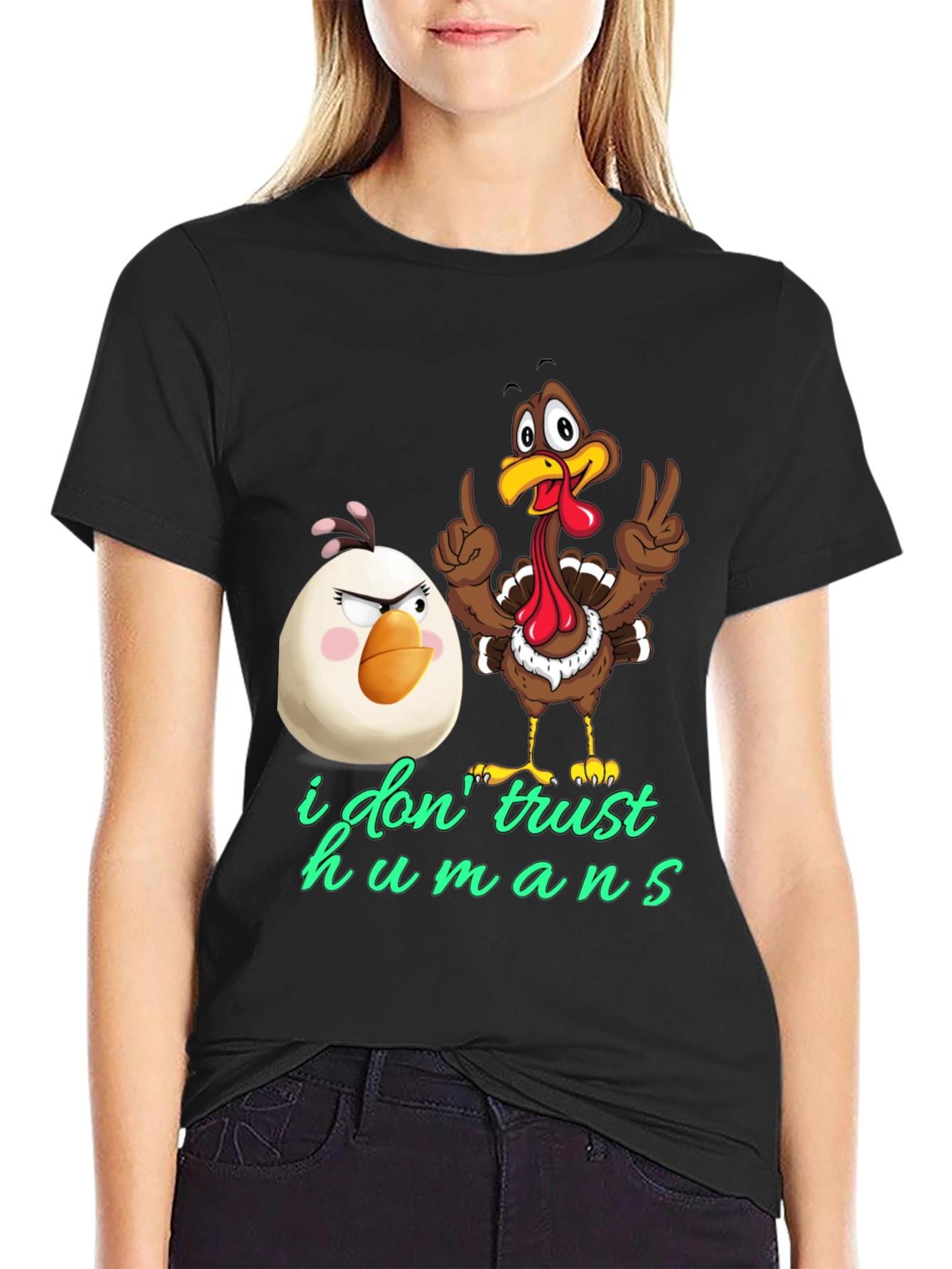 I Dont Trust Humans Graphic Tee