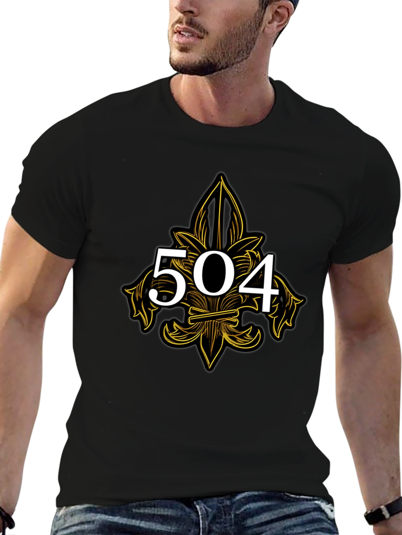 504 Fleur-de-lis T-Shirt - New Orleans Pride