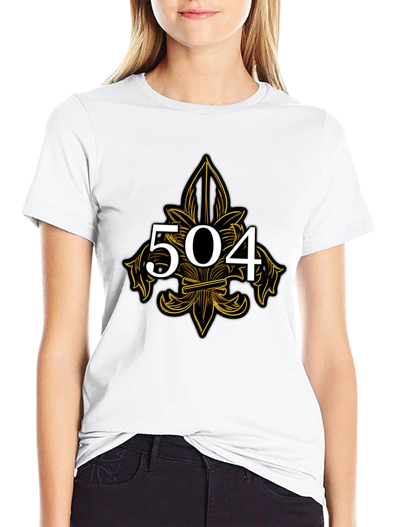 504 Fleur-de-lis T-Shirt - New Orleans Pride
