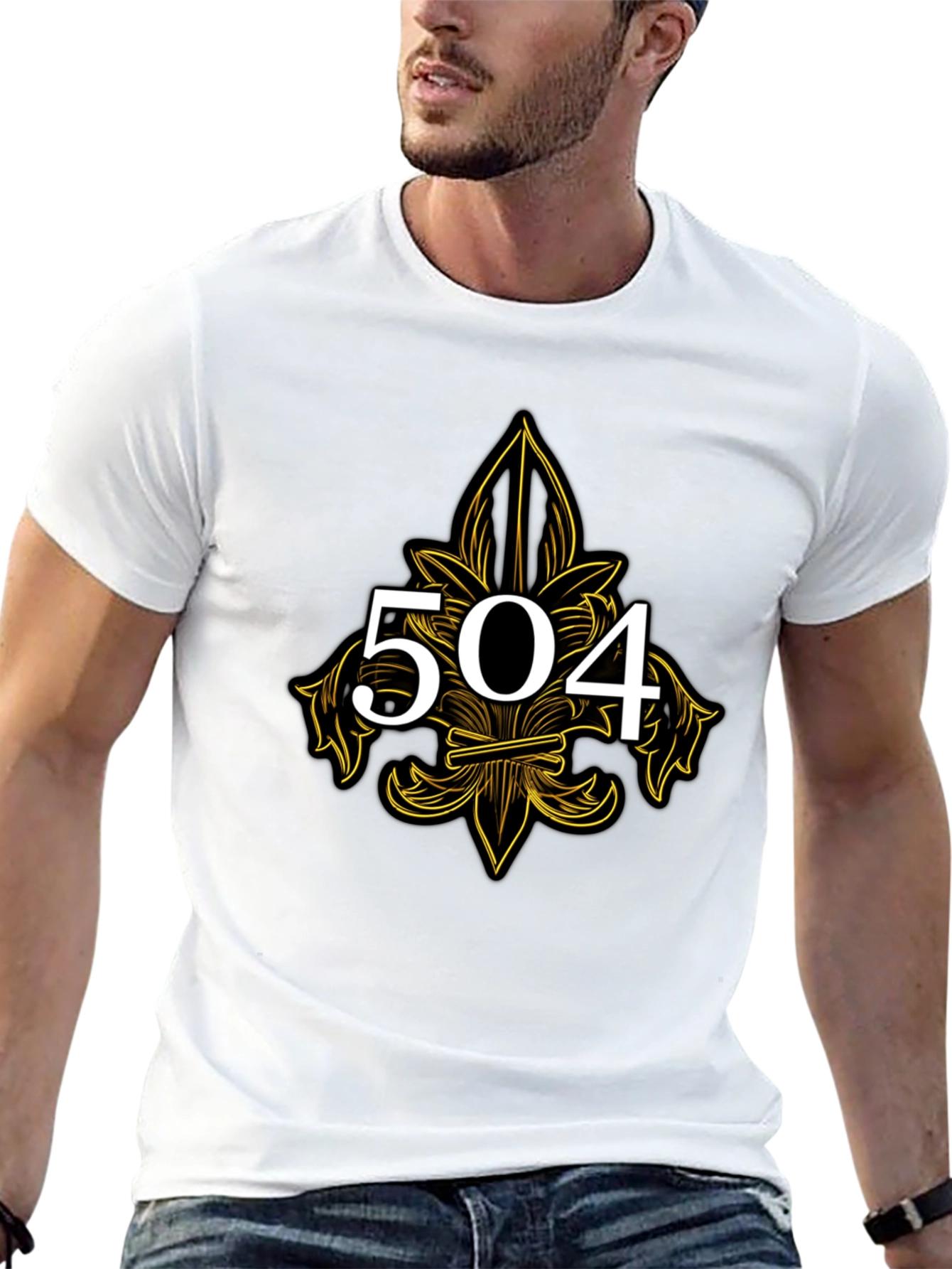 504 Fleur-de-lis T-Shirt - New Orleans Pride