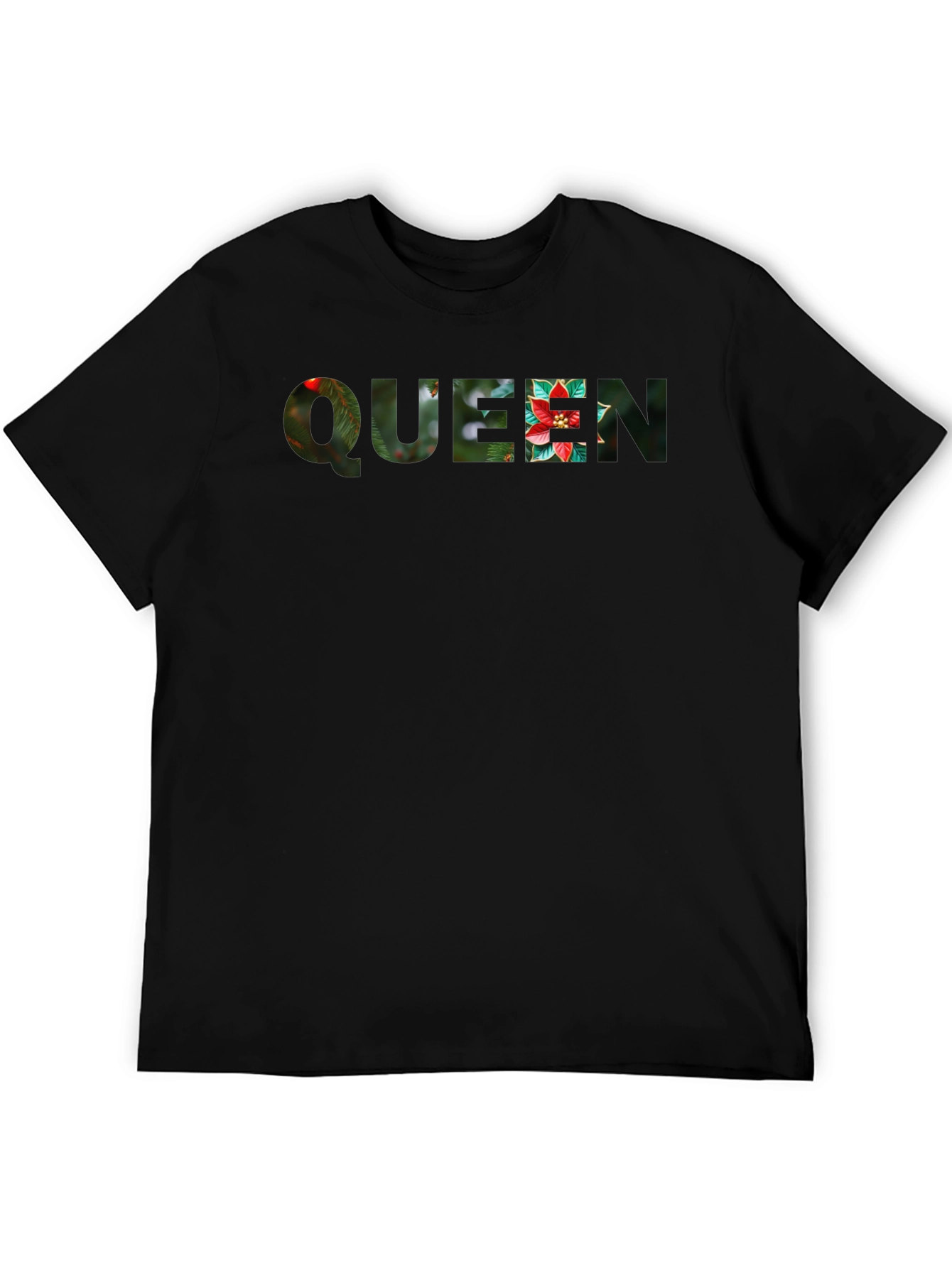Festive Queen Graphic Tee - Holiday Edition