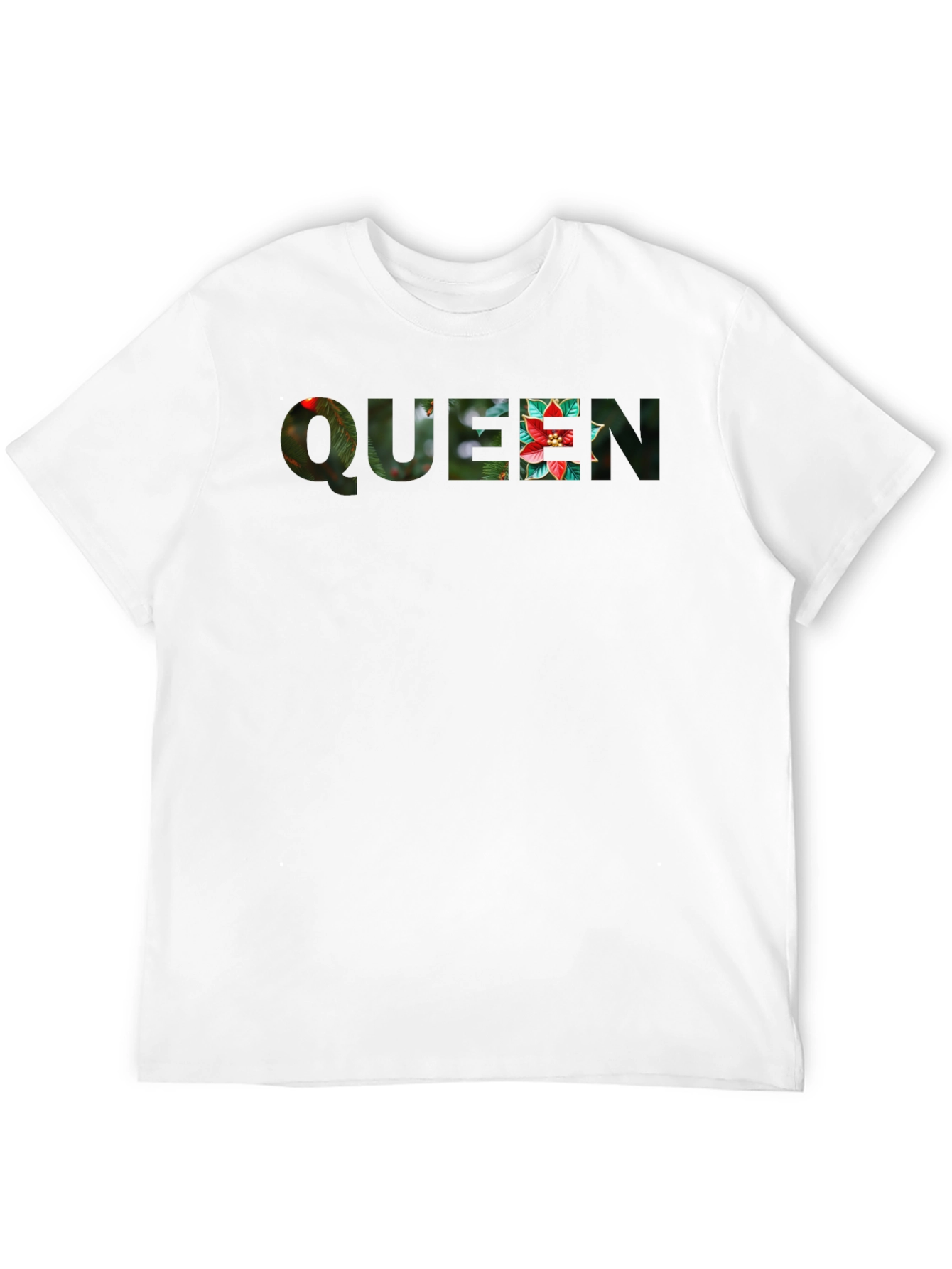 Festive Queen Graphic Tee - Holiday Edition