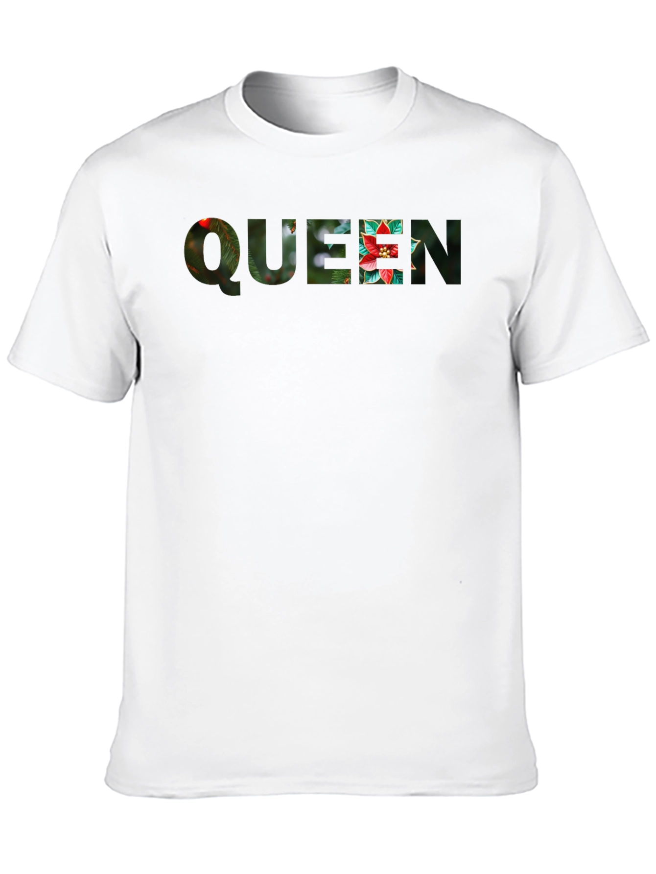 Festive Queen Graphic Tee - Holiday Edition