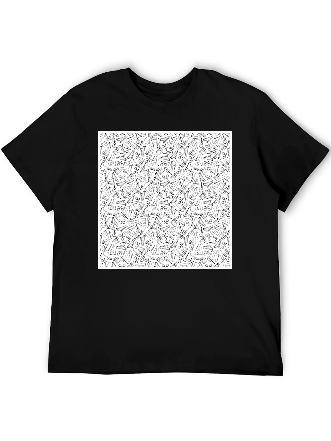 Barber Pattern T-Shirt - Cool Style Tee