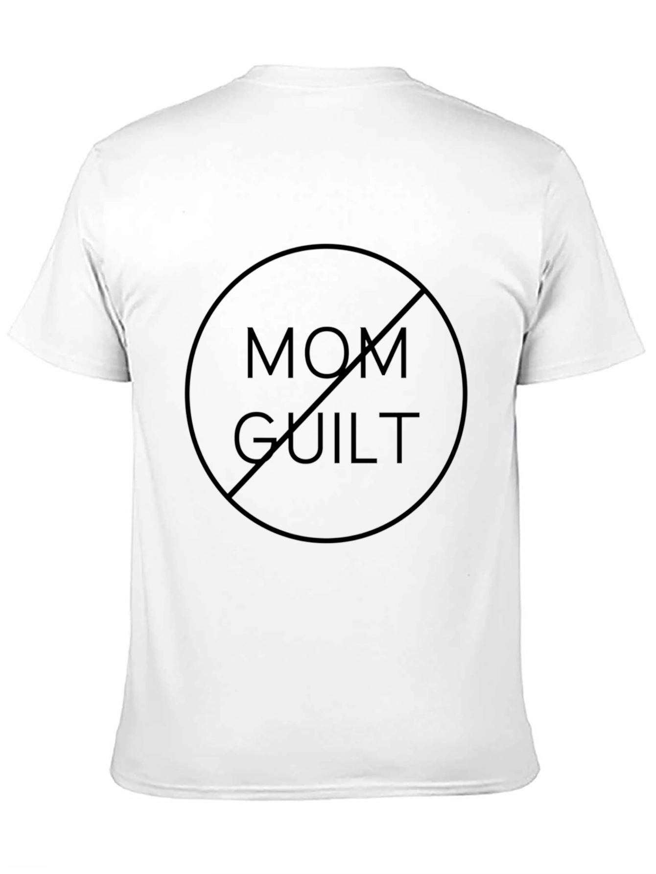 No Mom Guilt T-Shirt - Relaxed Fit Black Tee