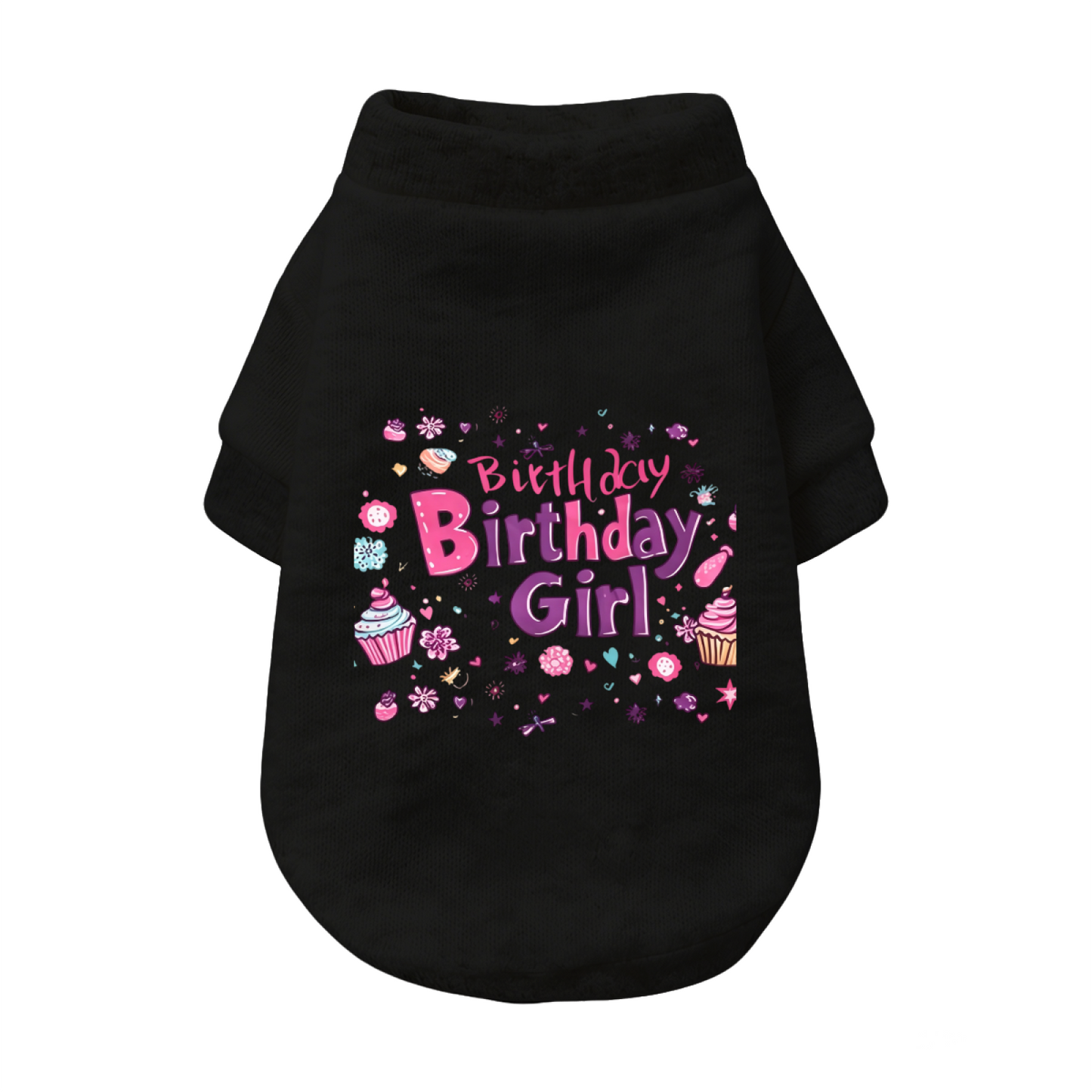 Birthday Girl Party Style Pet Cardigan Sweater