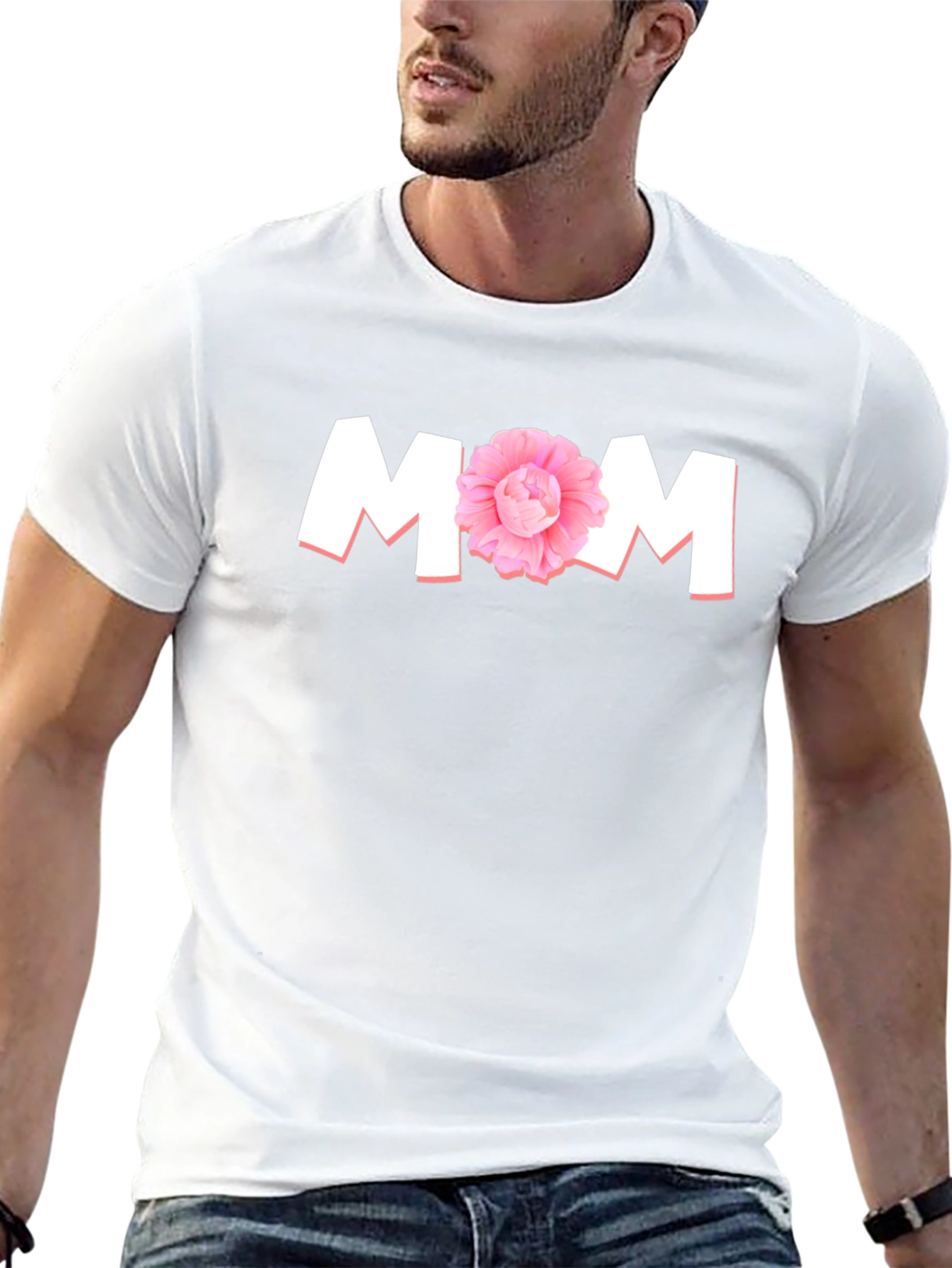 Floral MOM Graphic Tee - Mothers Day Gift