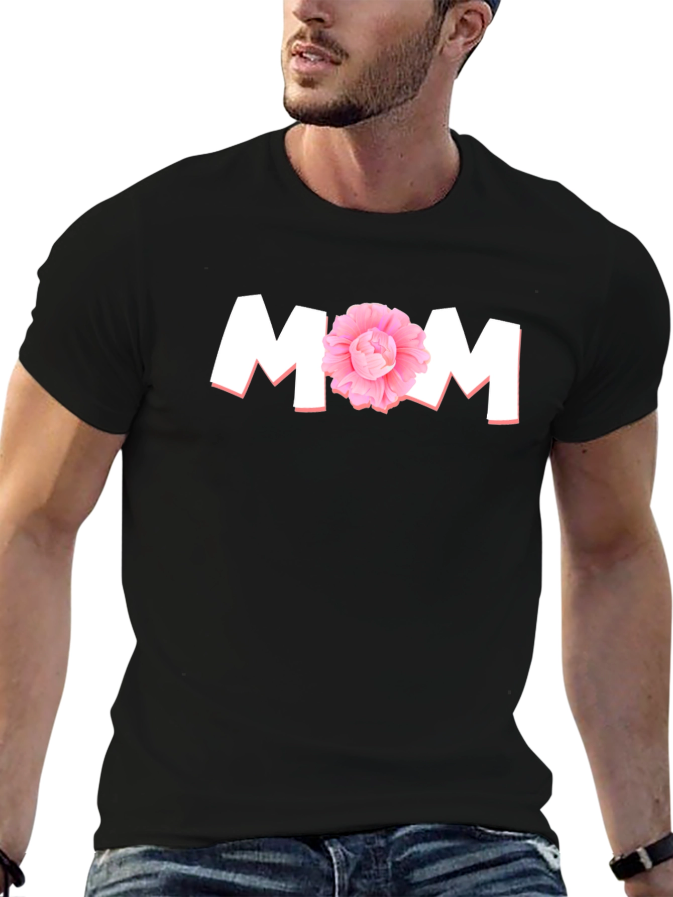 Floral MOM Graphic Tee - Mothers Day Gift