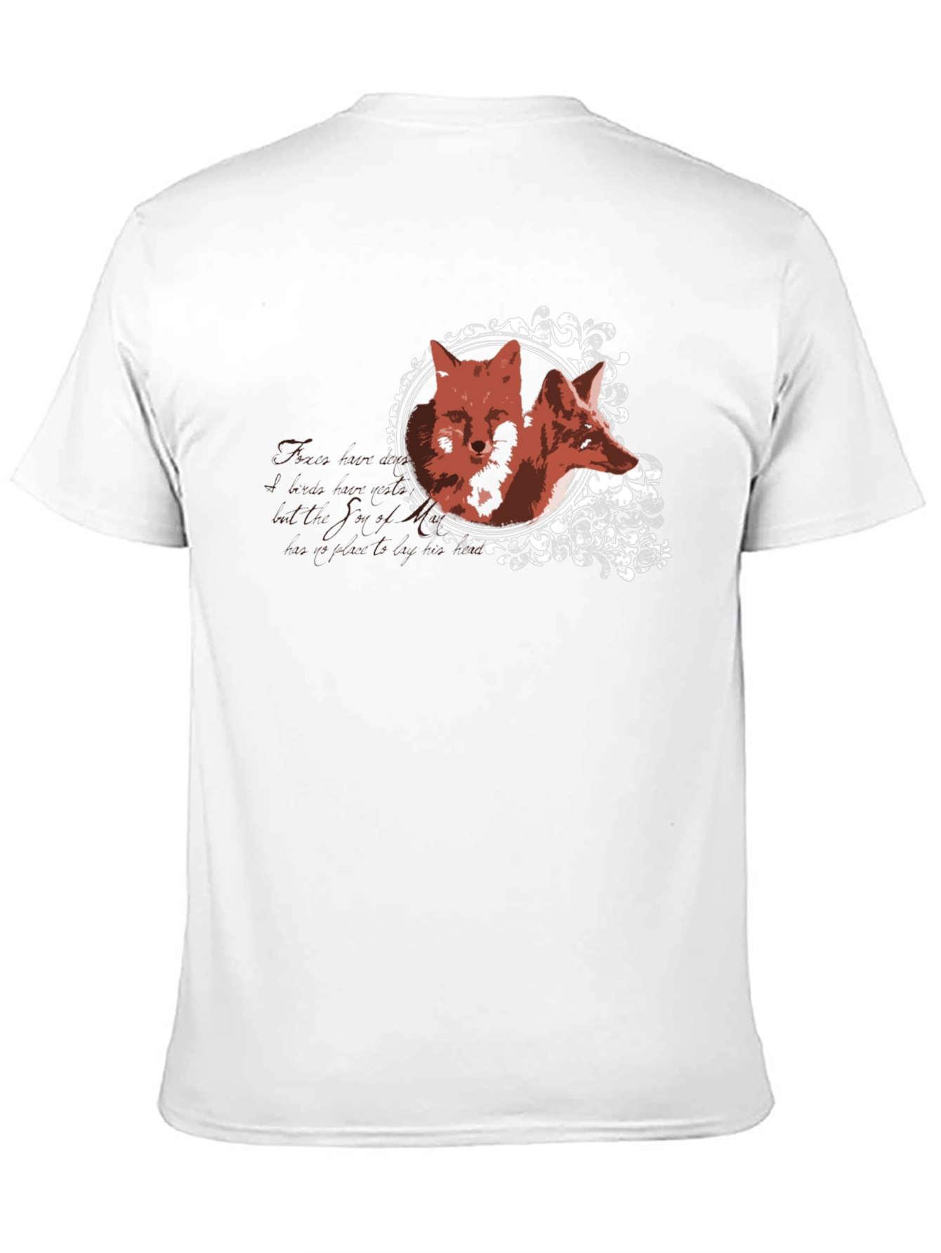 Fox Portrait Graphic Tee - Stylish Unisex T-Shirt