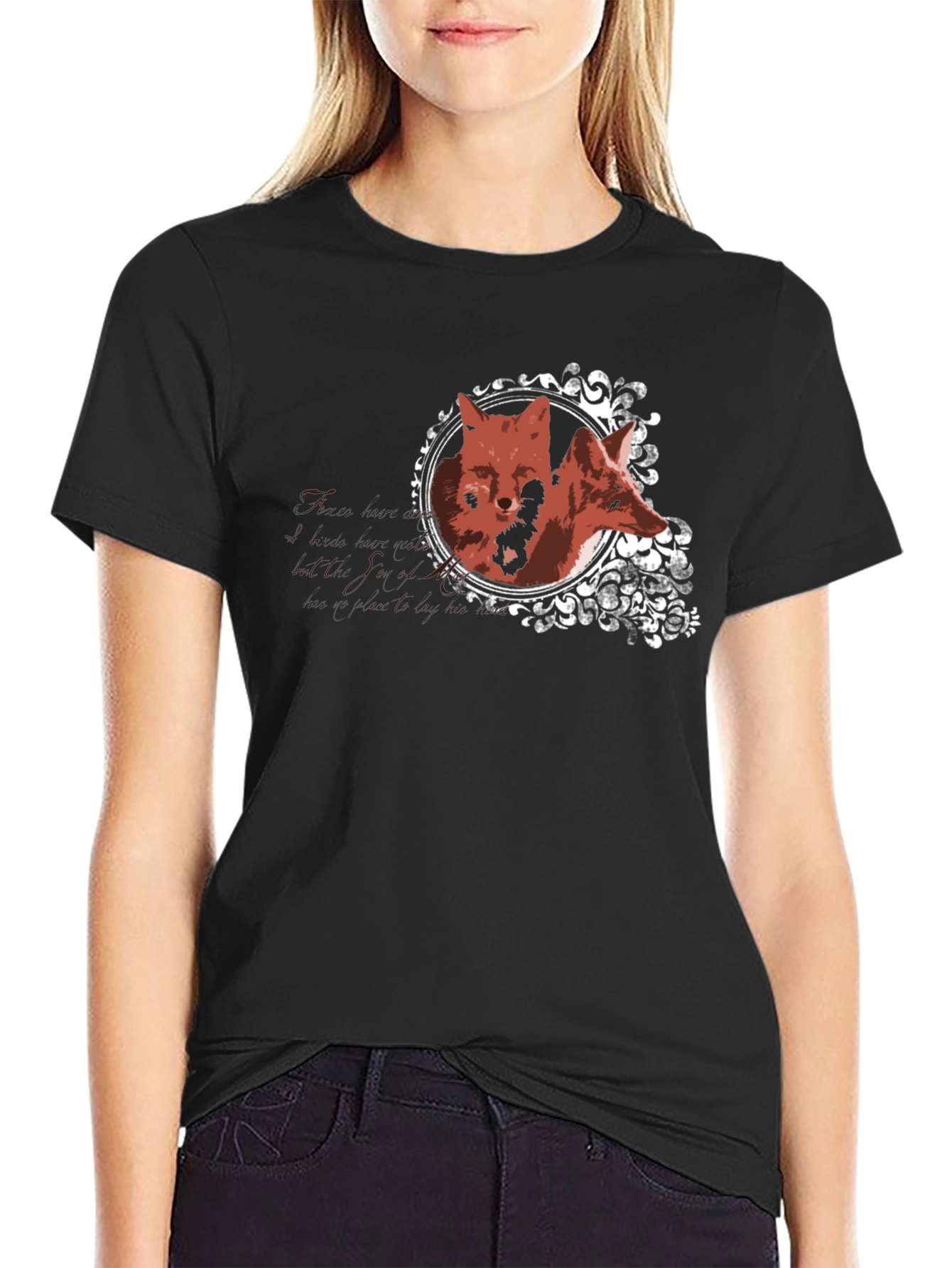 Fox Portrait Graphic Tee - Stylish Unisex T-Shirt