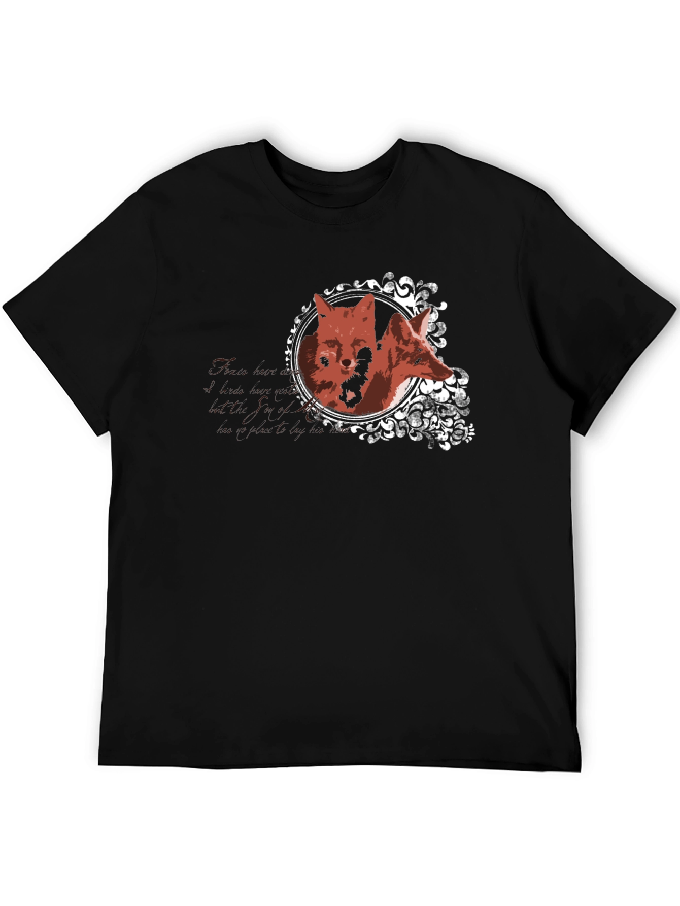 Fox Portrait Graphic Tee - Stylish Unisex T-Shirt