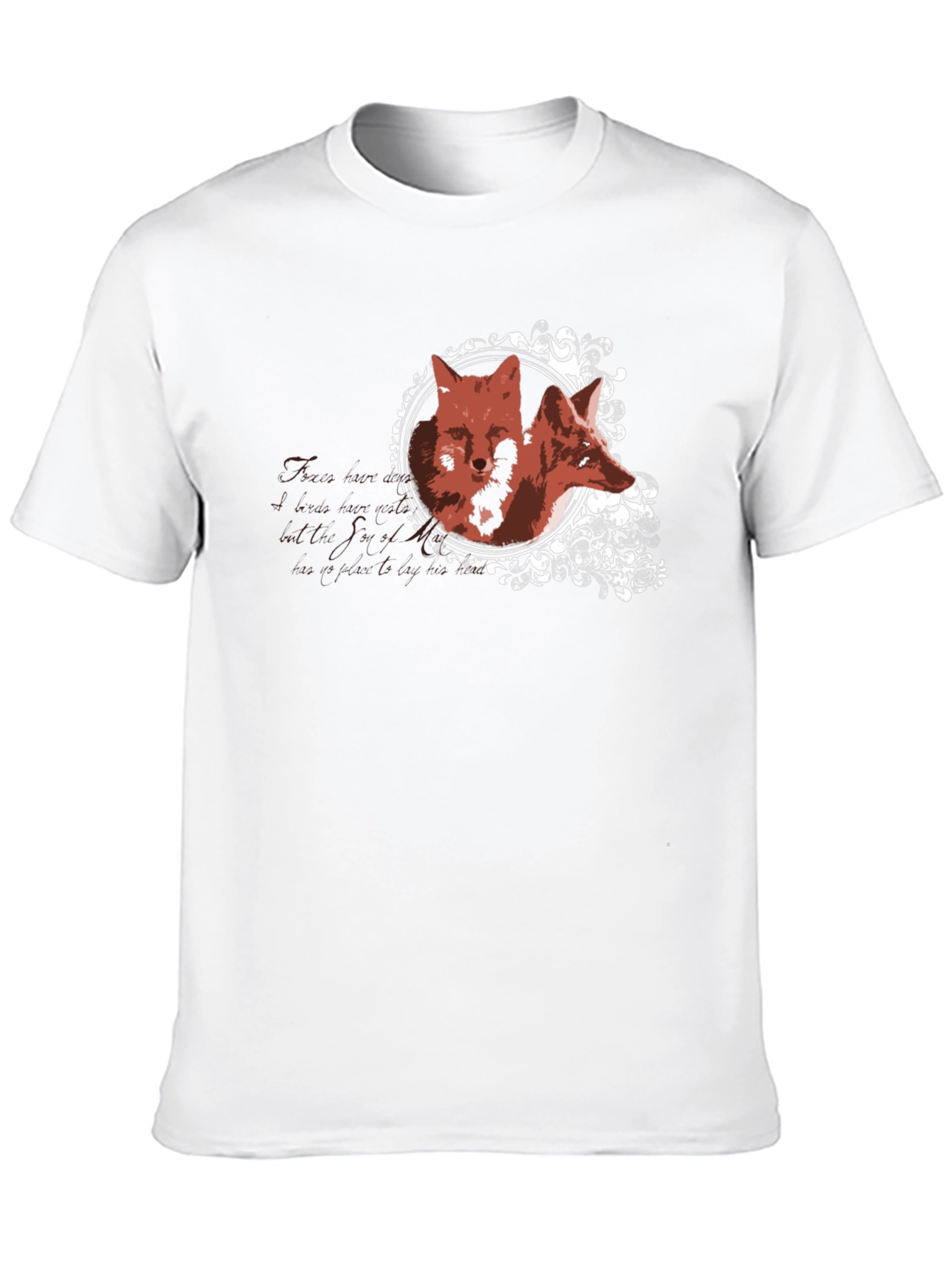 Fox Portrait Graphic Tee - Stylish Unisex T-Shirt