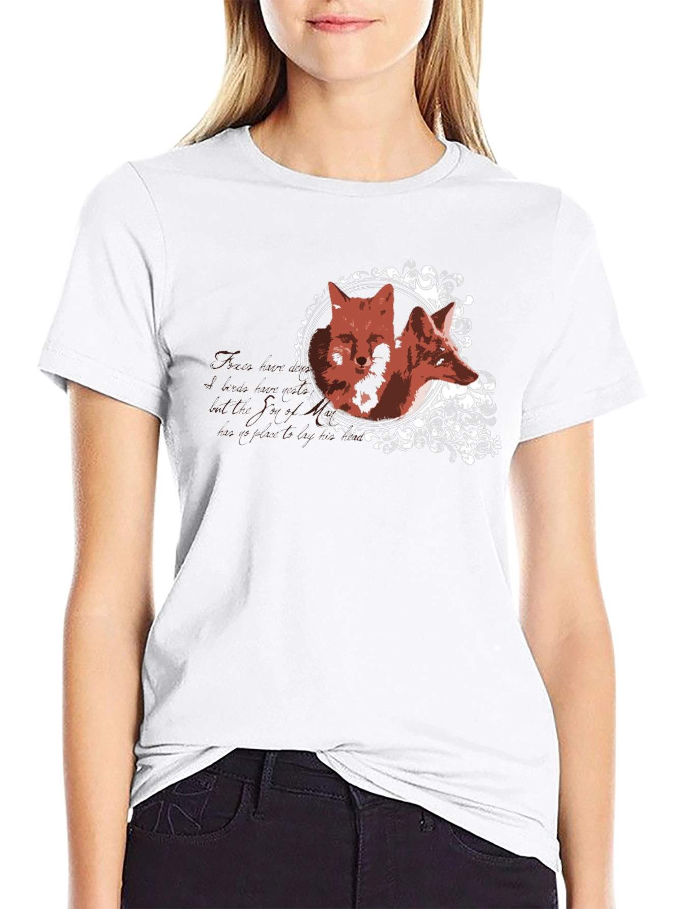 Fox Portrait Graphic Tee - Stylish Unisex T-Shirt