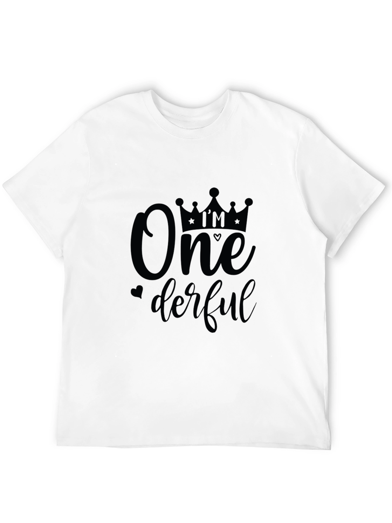 One-derful Graphic Tee - Stylish Birthday Shirt