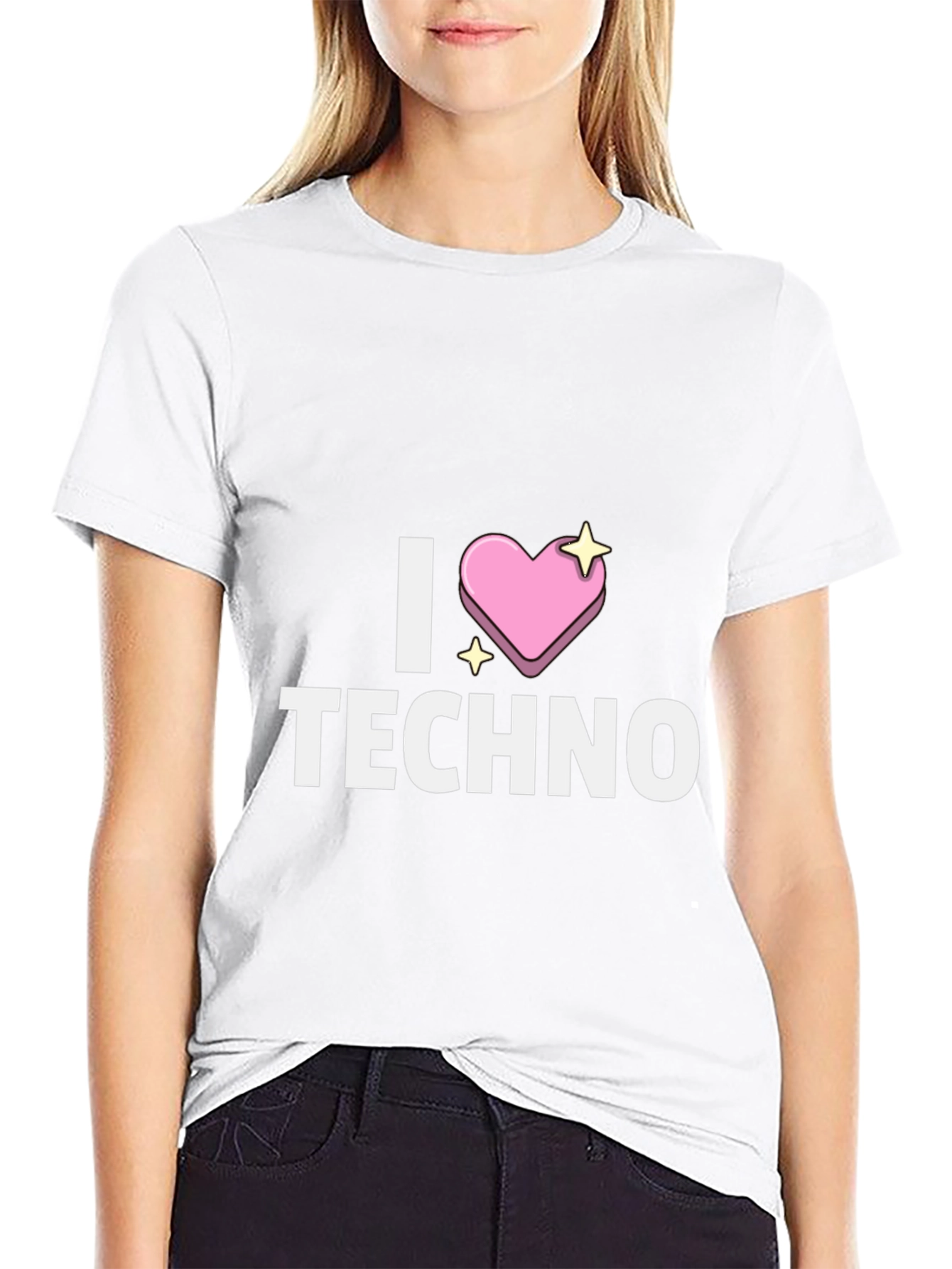 I Heart Techno T-Shirt - Unique Design