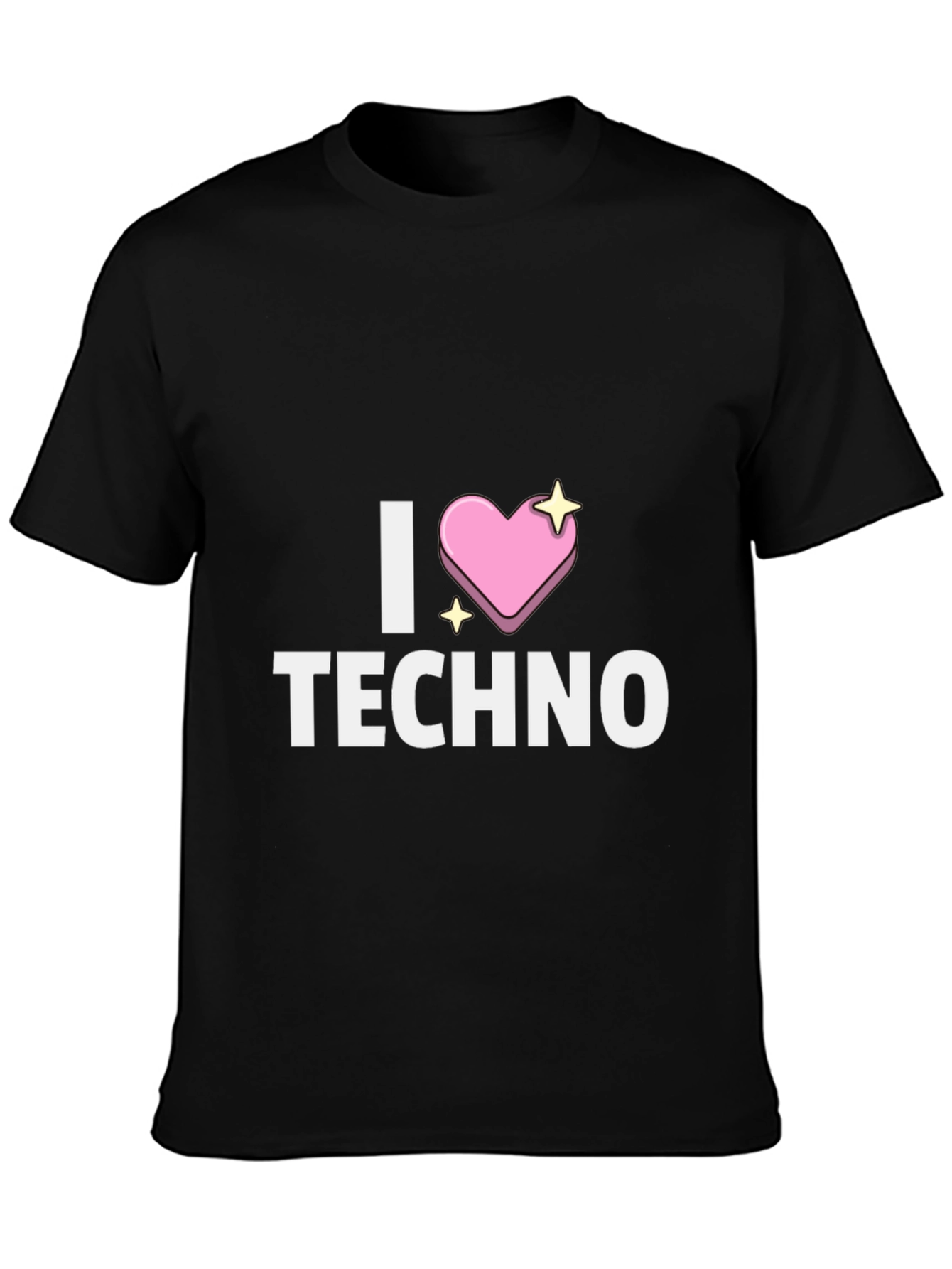 I Heart Techno T-Shirt - Unique Design
