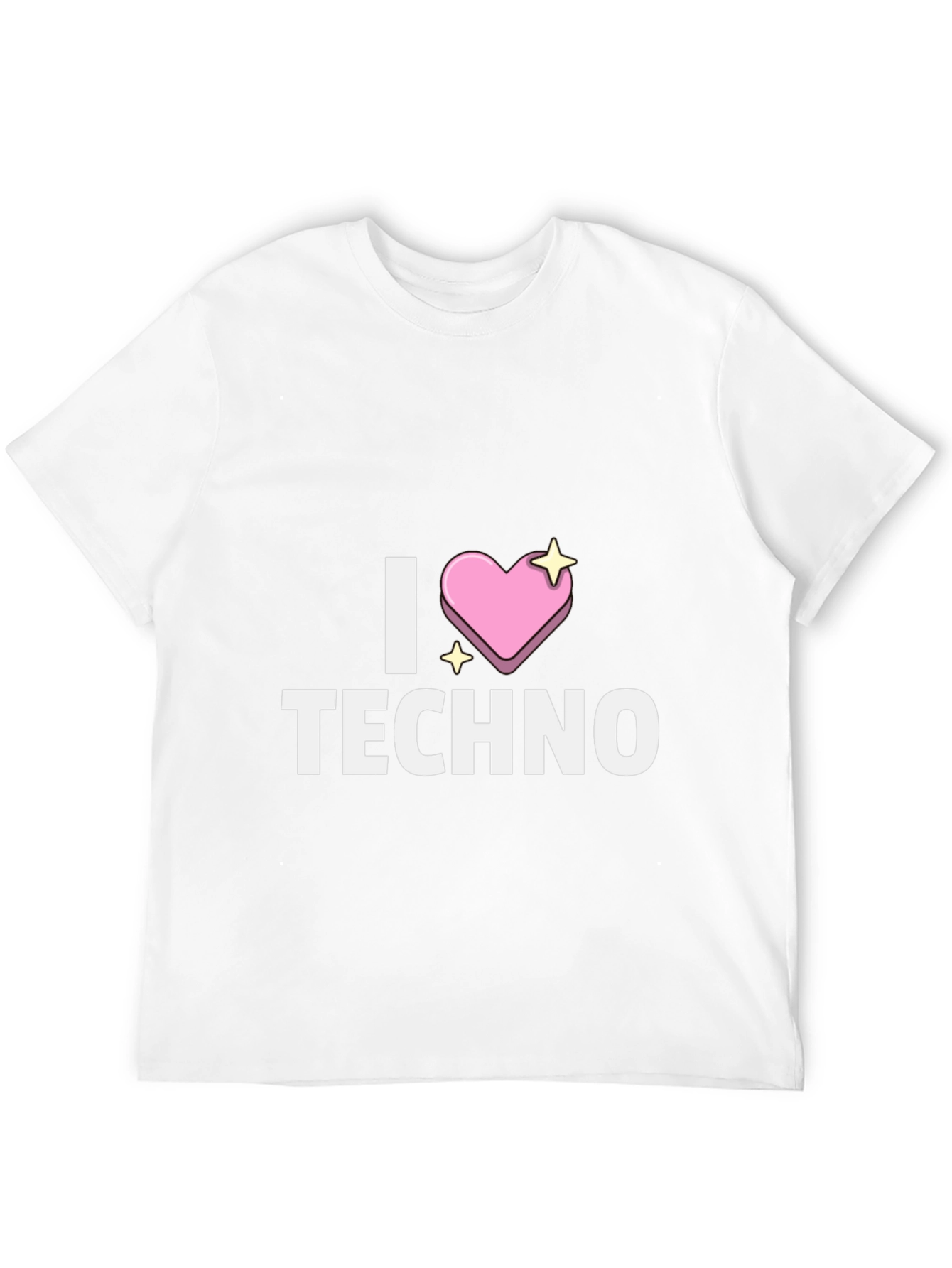I Heart Techno T-Shirt - Unique Design