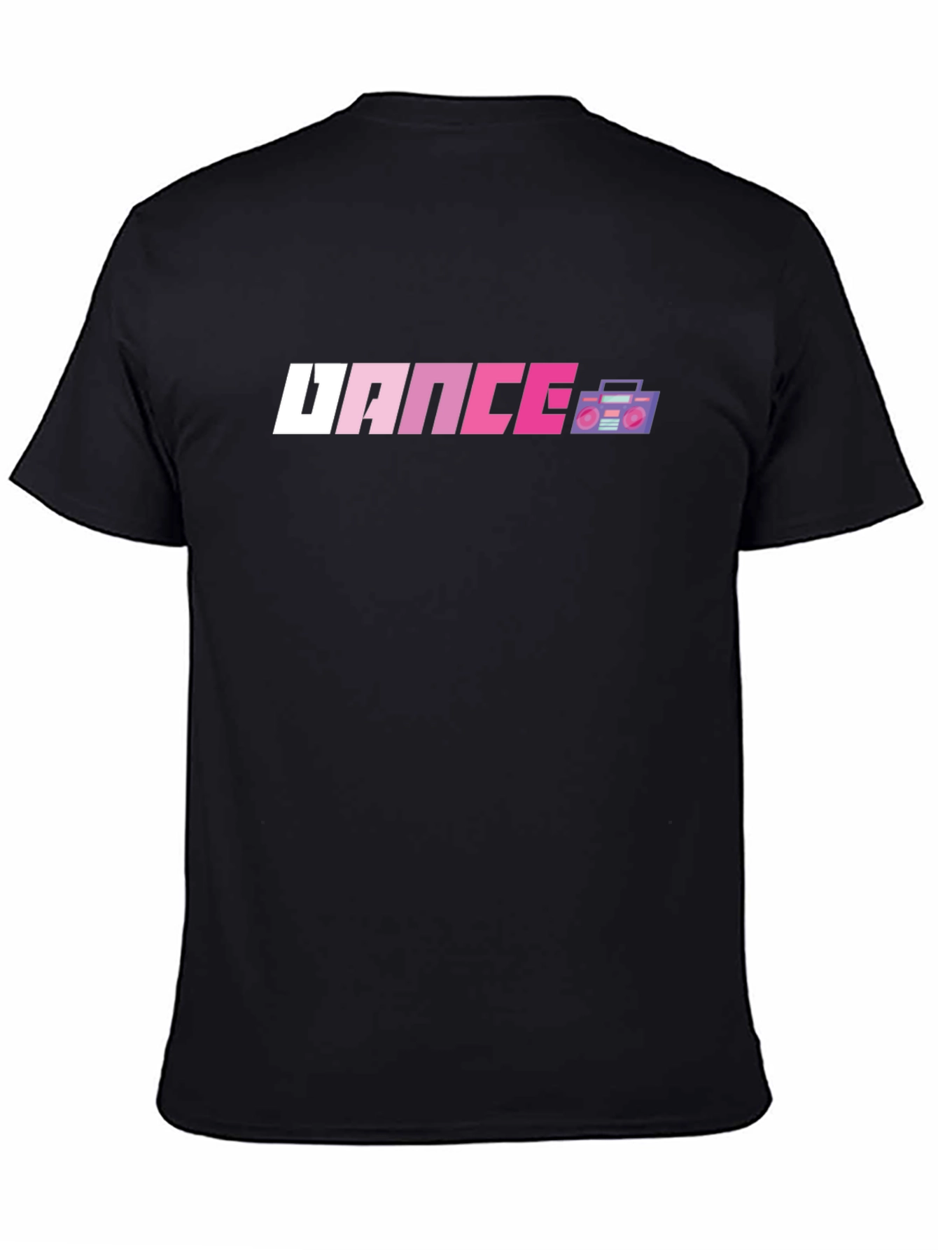 Retro Dance Graphic Tee - Black