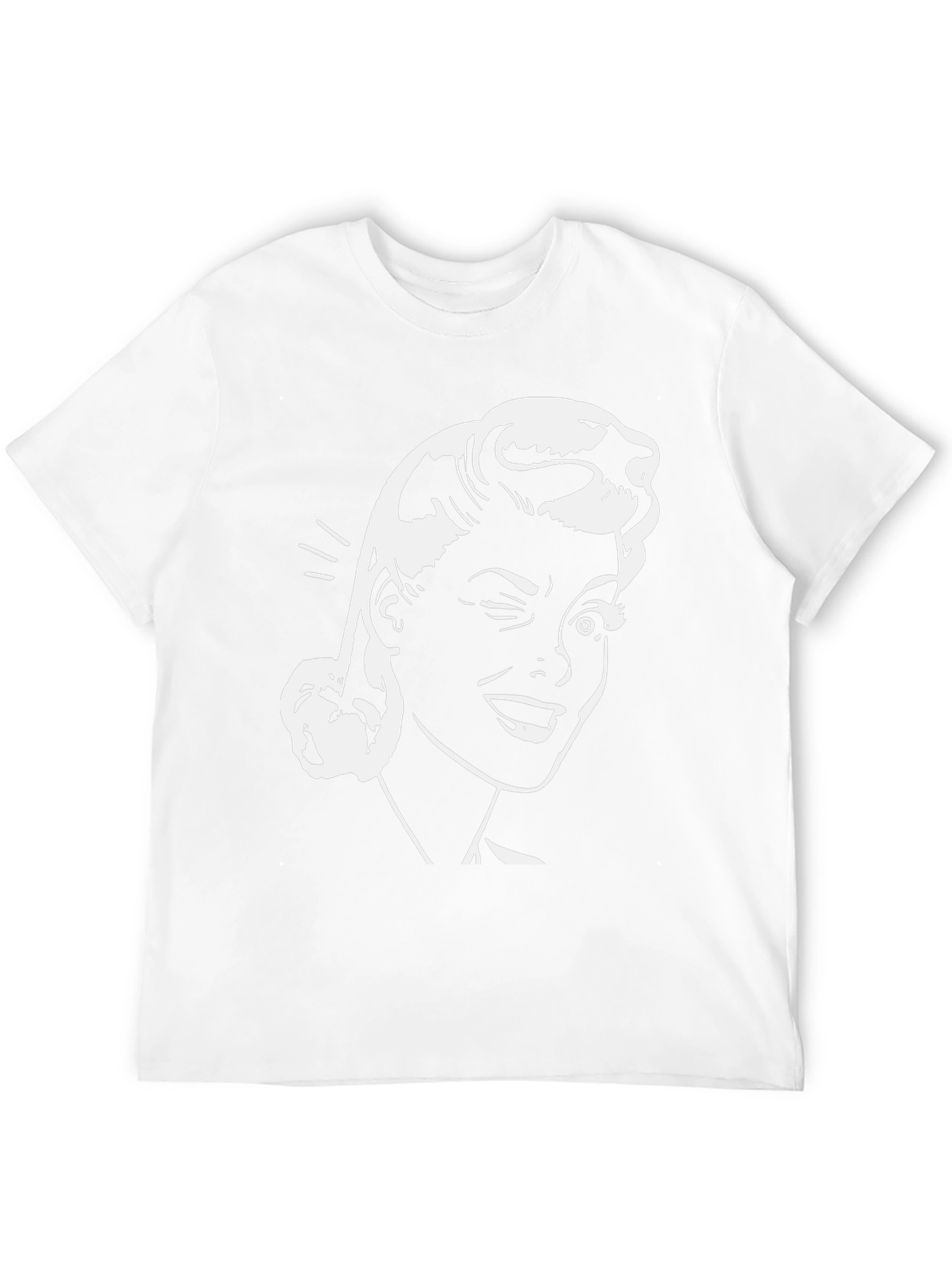 Retro Winking Woman Graphic Tee