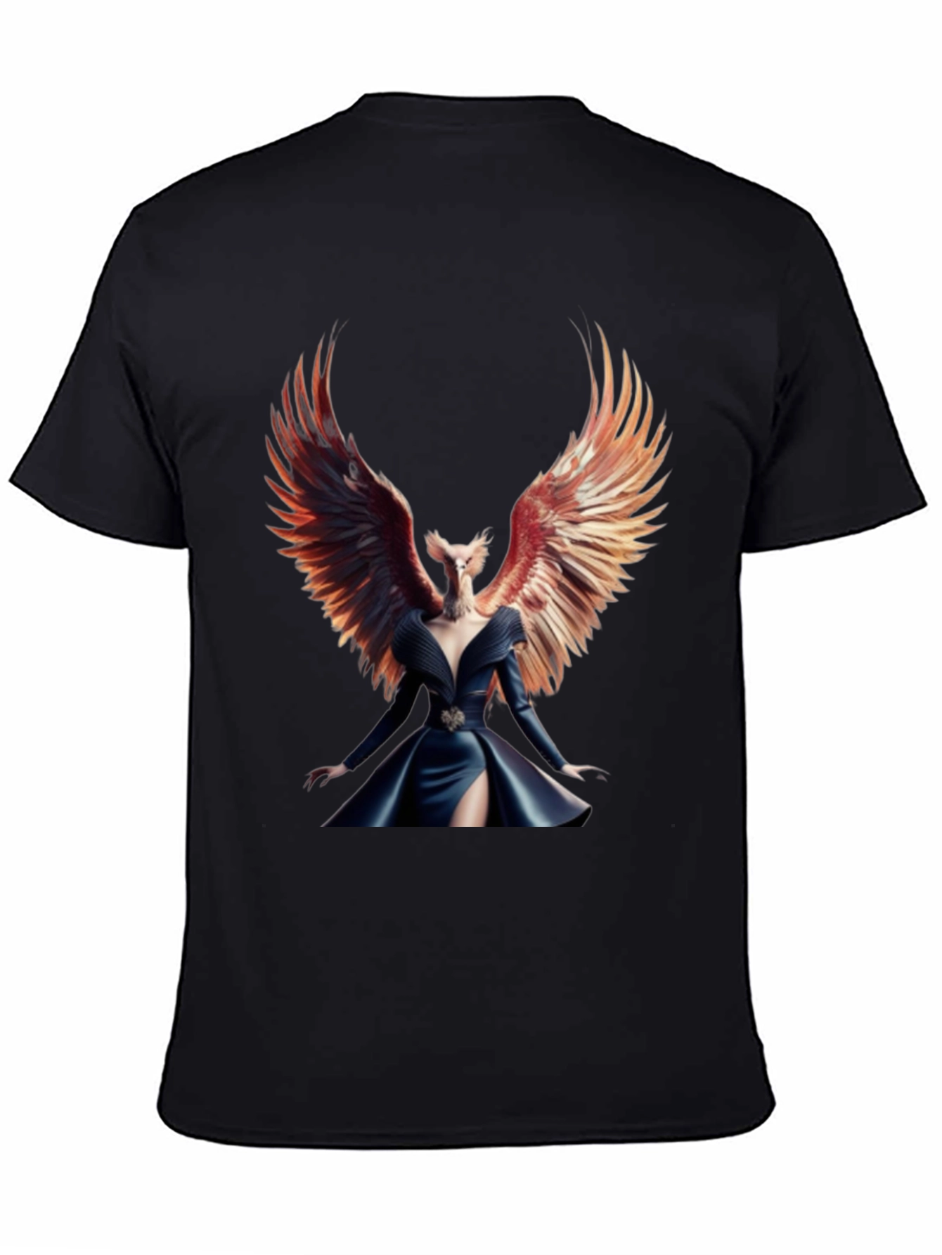 Phoenix Winged Goddess Graphic Tee