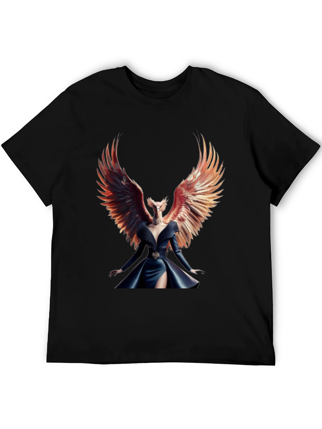 Phoenix Winged Goddess Graphic Tee