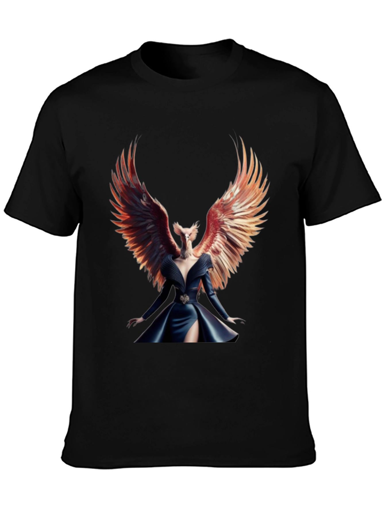 Phoenix Winged Goddess Graphic Tee