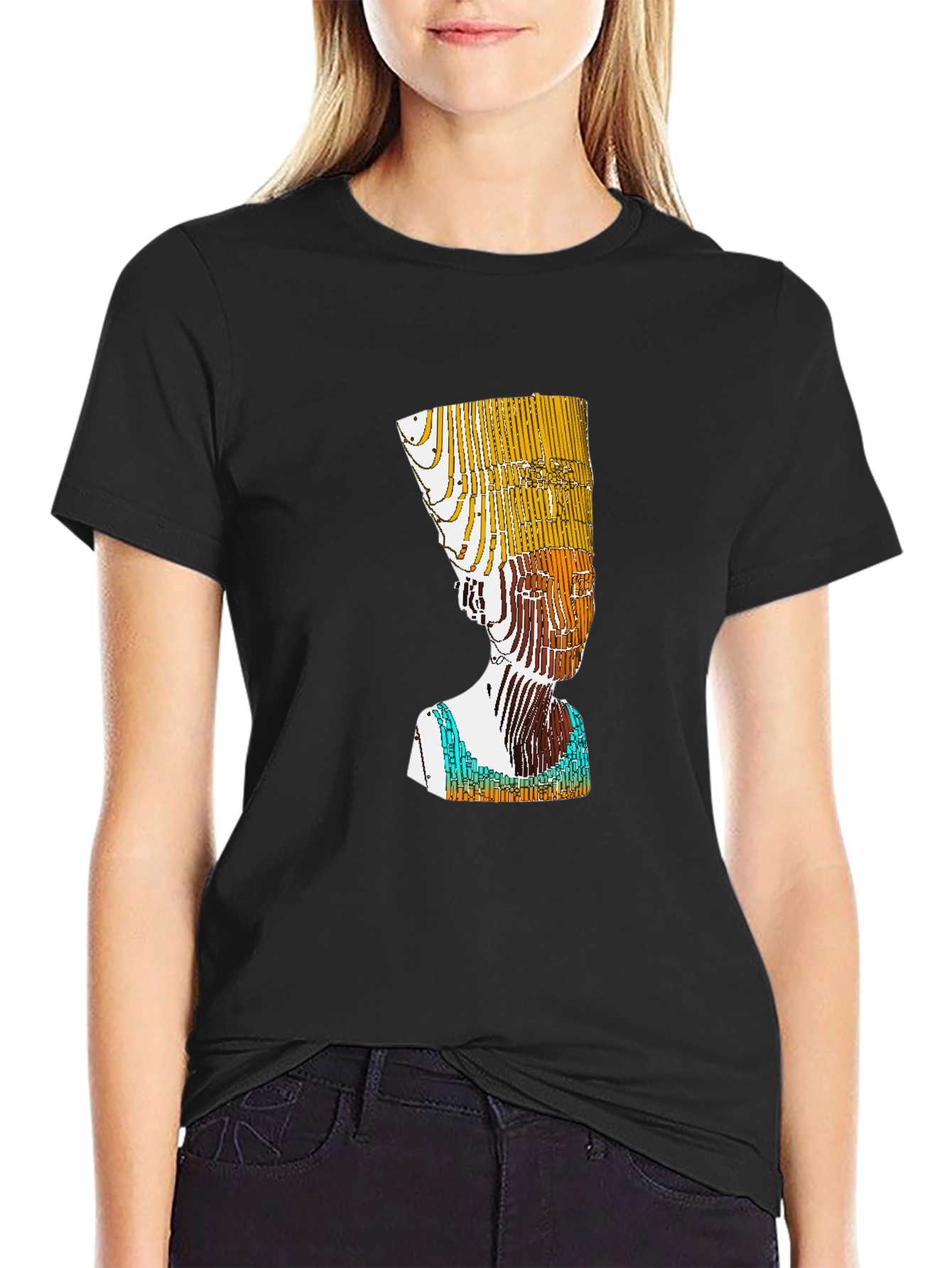 Nefertiti Graphic Tee - Modern Art T-Shirt