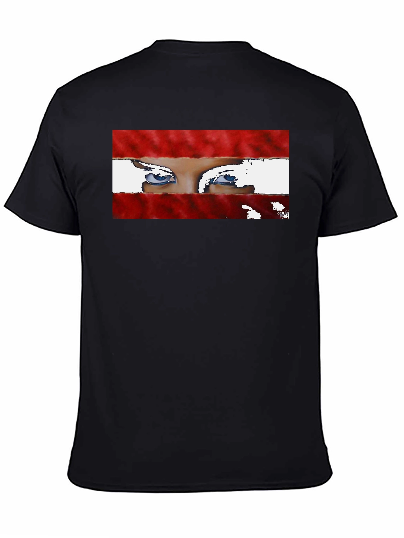 Eyes Graphic Tee - Unique & Stylish Black T-Shirt
