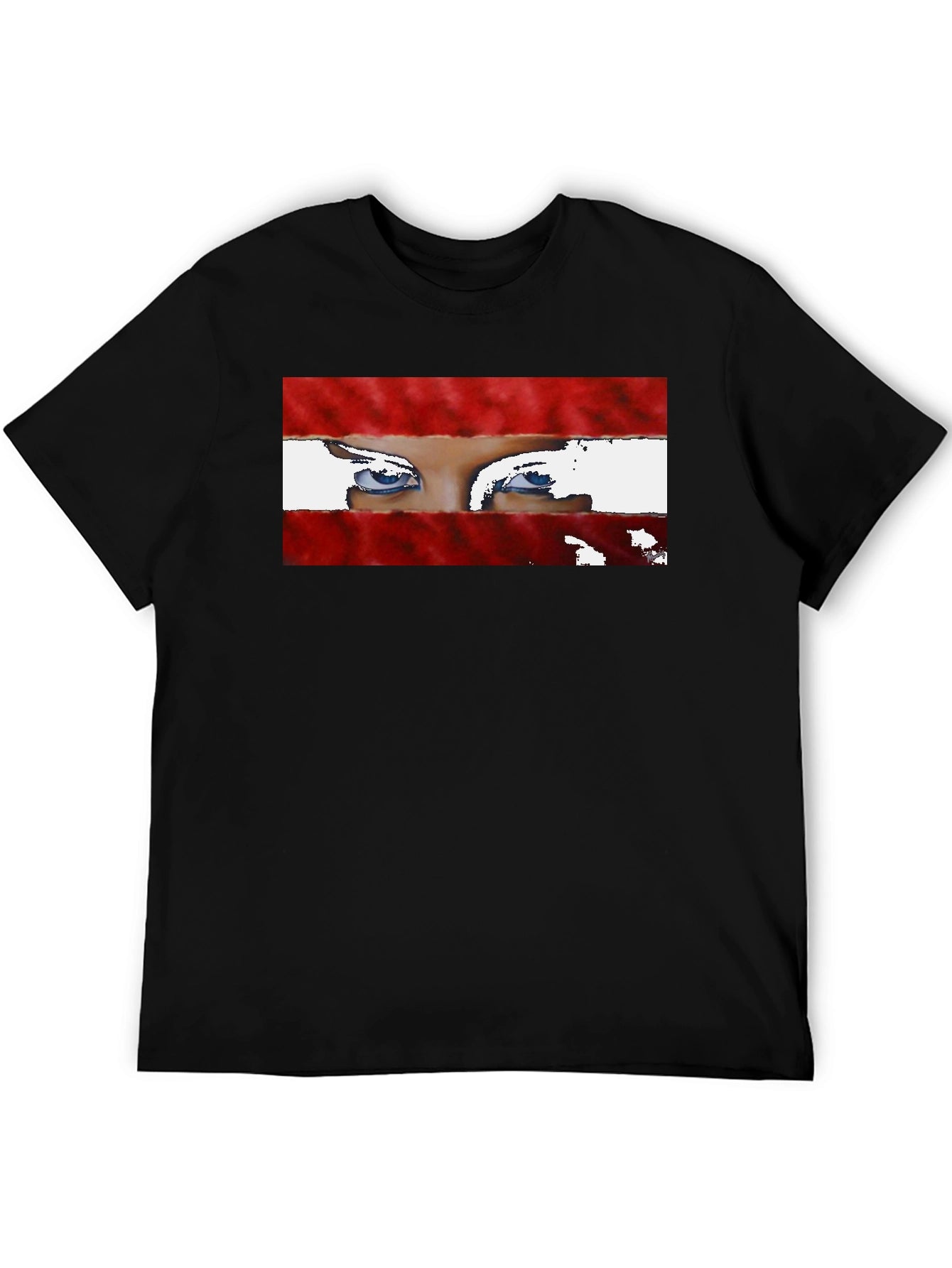 Eyes Graphic Tee - Unique & Stylish Black T-Shirt